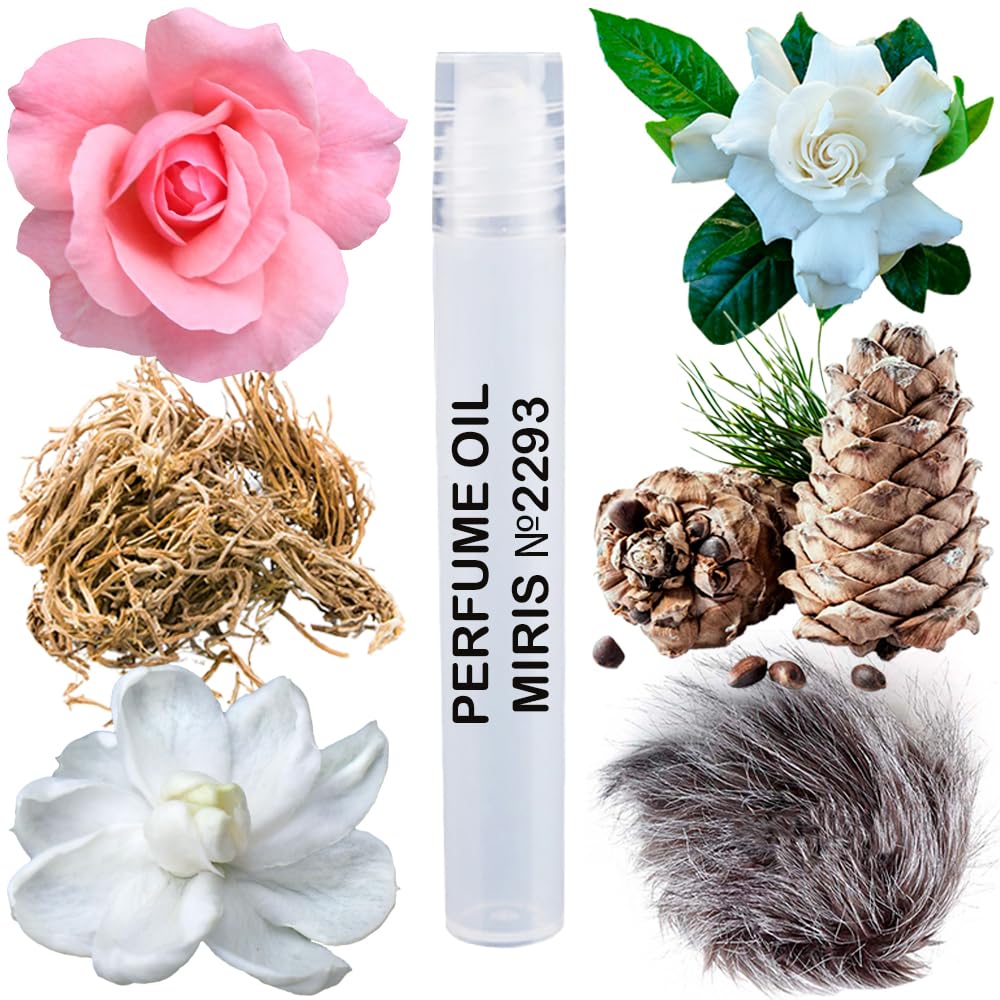 MIRIS Perfume Oil No. 2293, Inspired by Narciso, Long-Lasting Women Roll-On, Rollerball 0.34 Fl Oz / 10 ml