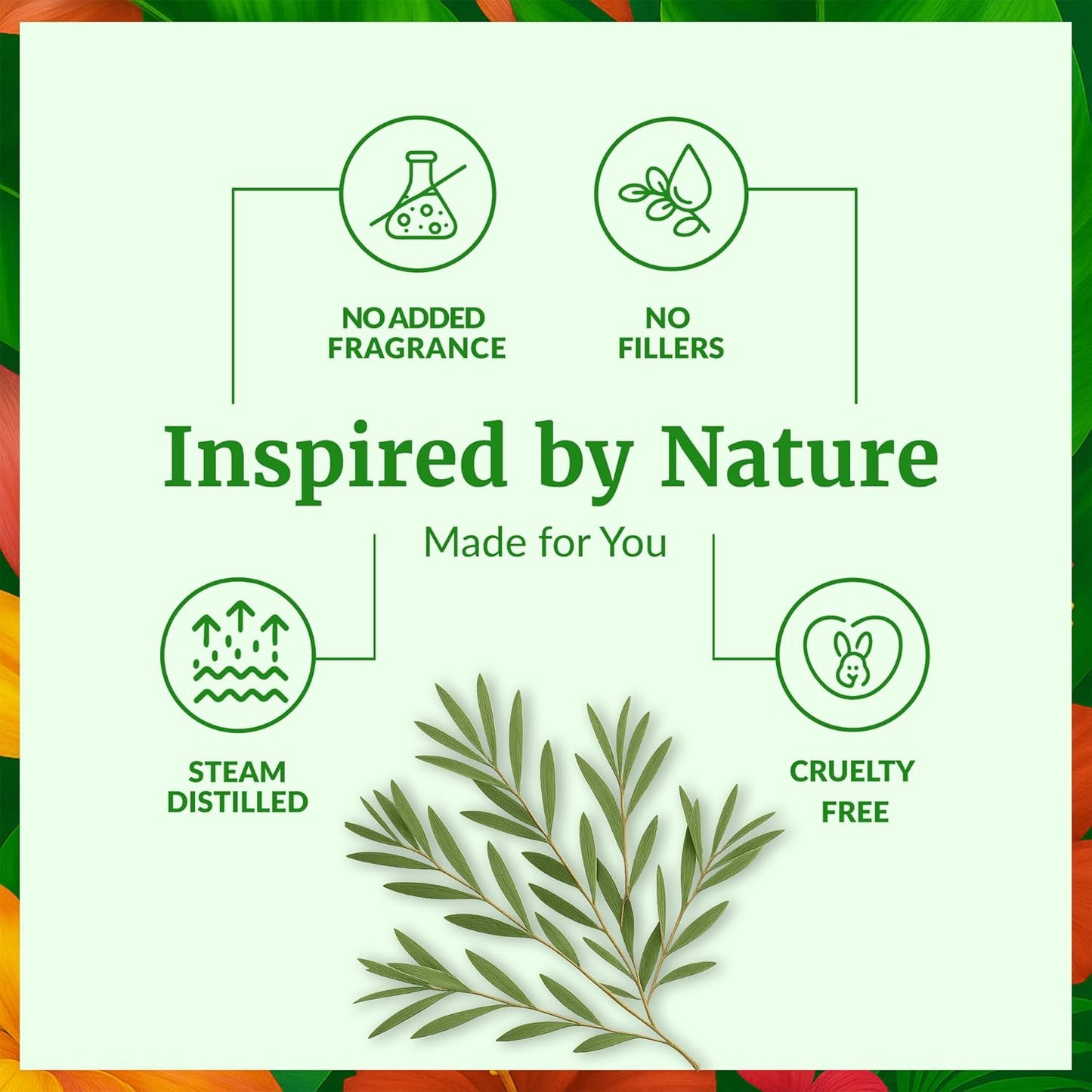 SVA Tea Tree Essential Oil – 4 Fl Oz – 100% Natural Tea Tree Oil - for Diffuser, Hair Care, Face, Skin Care, Aromatherapy, Scalp and Body Massage, Soap and Candle Making – with Dropper