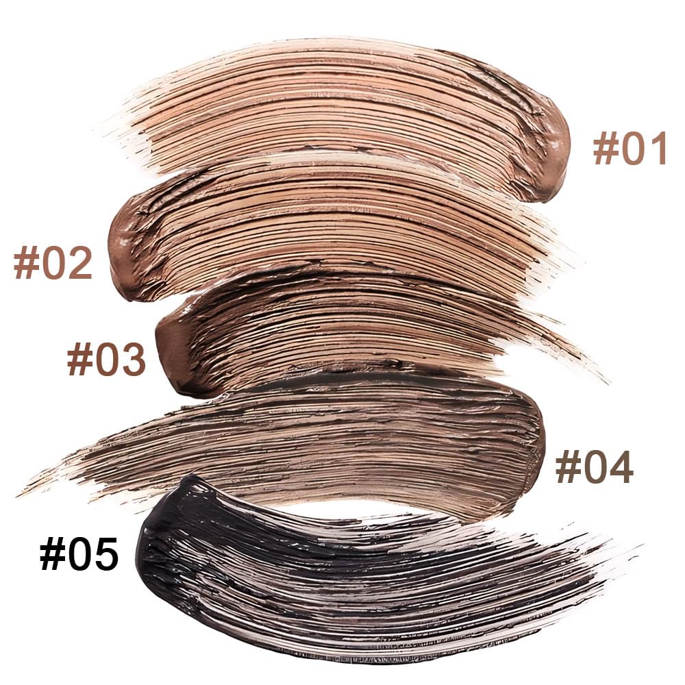 Kaely Eyebrow Gel Waterproof,Longwear Tinted Eye Brow Mascara,Eyebrow Color Makeup kit,maquillaje gel para cejas a prueba de agua,Long Lasting Eyebrows Vegan cosmetics,04 Dark Brown