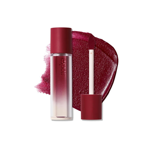 Espoir Couture Lip Tint Fitting Blur #10 Plum Puree 0.14oz | Soft and Creamy Color for Blurry Lip Look | Smudge-Proof Fixing Lip Stain | Lightweight and Comfortable Matte Finish