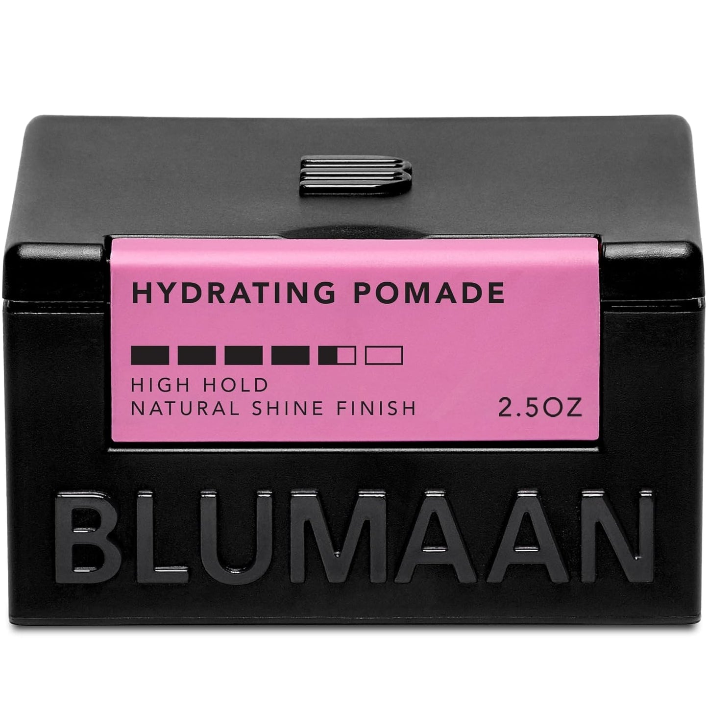 BluMaan Hydrating Pomade - Low Shine, High Hold - Water Based, Easy To Wash - Ideal for Quiffs, Pompadours, Ducktails & Slick Back Looks - 2.5 oz