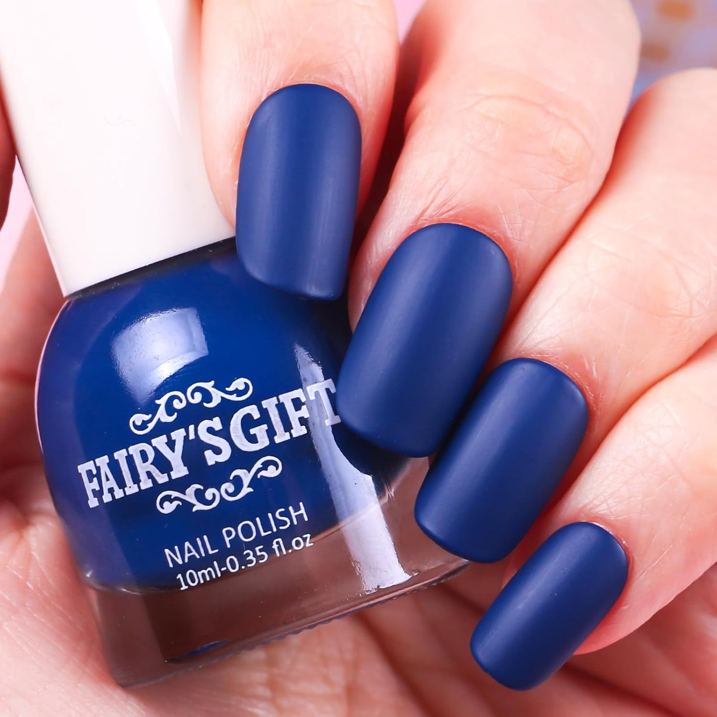 Major Dijit Matte Nail Polish Air Dry Nail Art Varnish (Navy Blue, 10 ML)