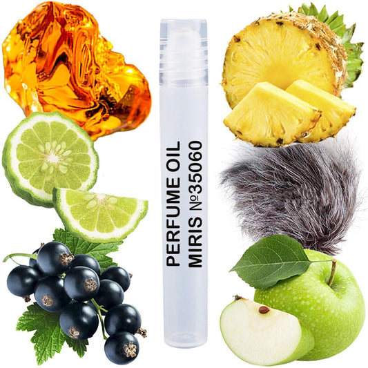 MIRIS Perfume Oil No. 35060, Inspired by Nero, Long-Lasting Men Roll-On, Rollerball 0.34 Fl Oz / 10 ml