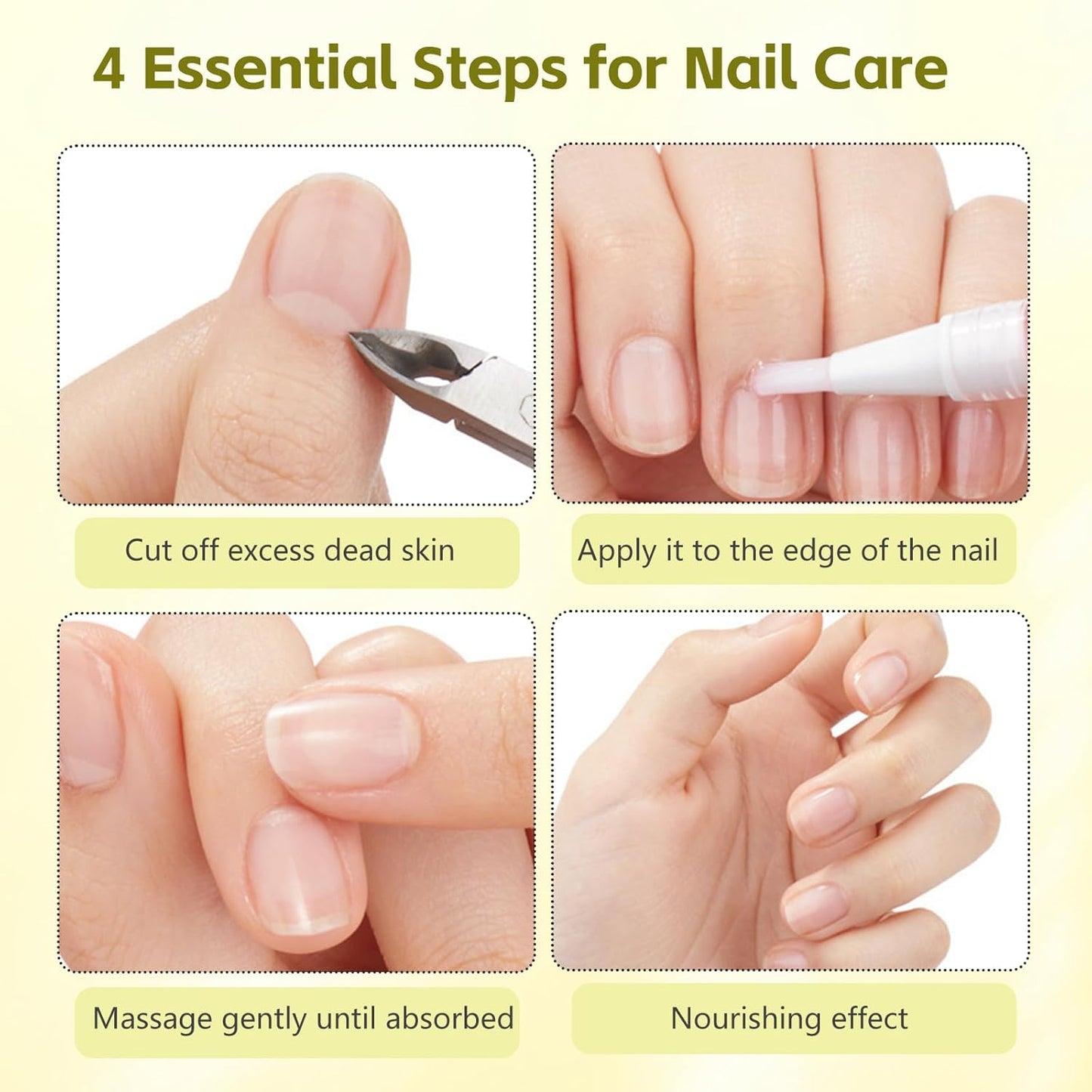 Nailz Nail 𝐆𝐫𝐨𝐰𝐭𝐡 Pen,Radiant Nail Growth GIL,Radiant Nail Growth Oil Pen,Cuticle Oil for Nails,Nail Strengthener, for Moisturize Strengthen Nail Care,Finger Edge Manicure Nourishing Pen(4PCS)