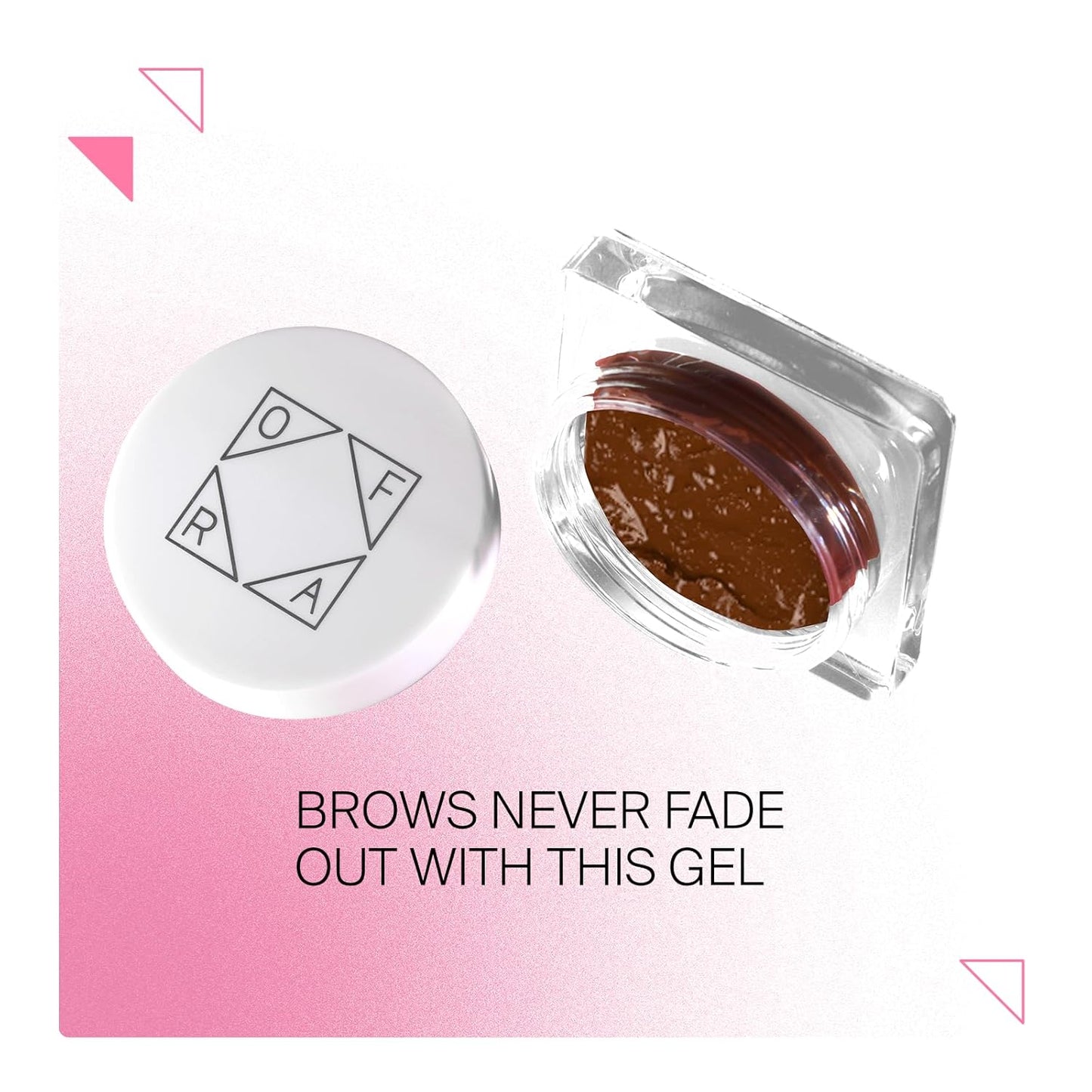 Ofra Eyebrow Gel - Auburn - Semi-Permanent Brow Gel, and Waterproof Eyebrow Filler - 5g