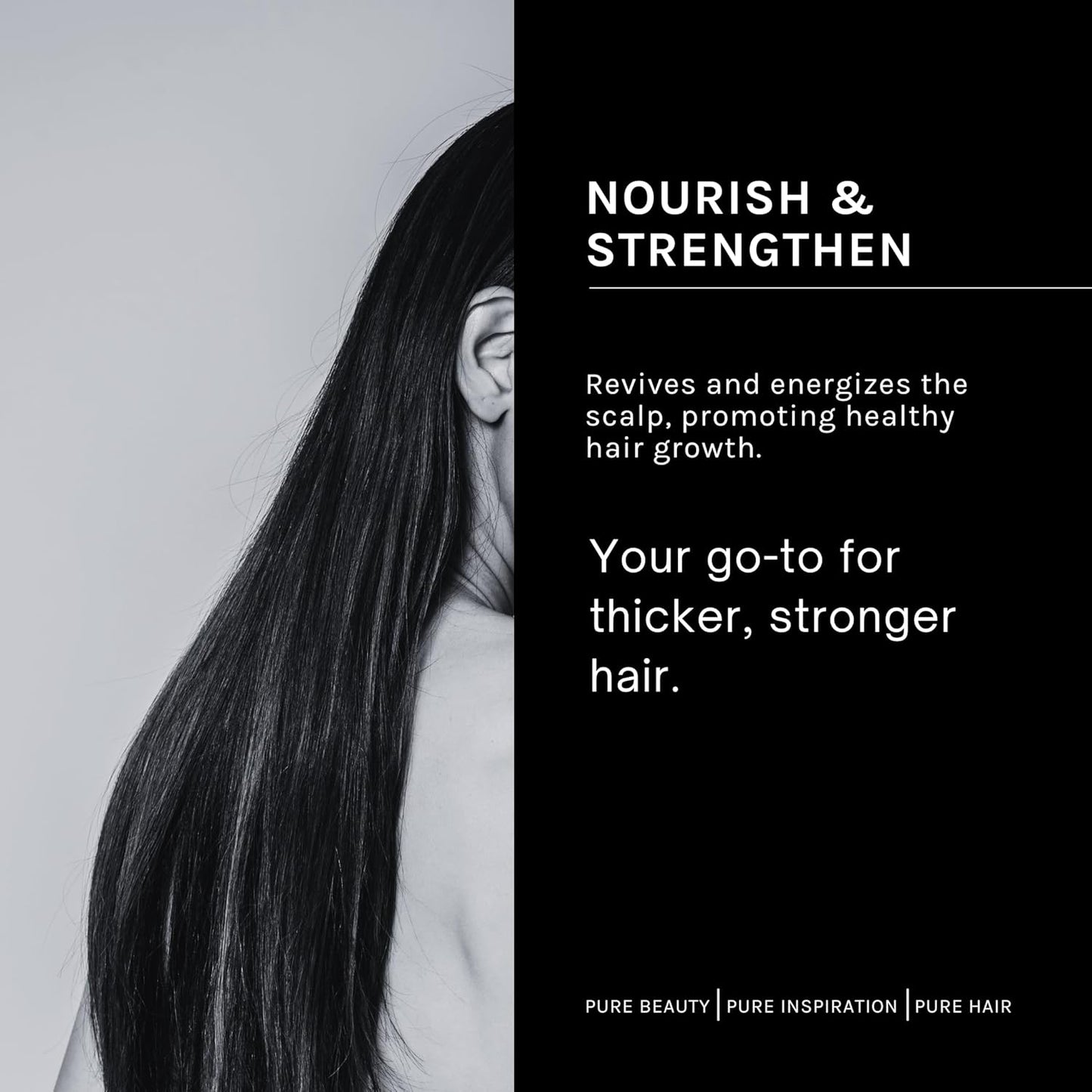 pH PURE HAIR Rejuvenating Hair Growth Shampoo for Thinning & Loss Treatment - Natural Sulfate-Free Shampoo Formula with Licorice & Orange Blossom Extracts - 8.45 oz