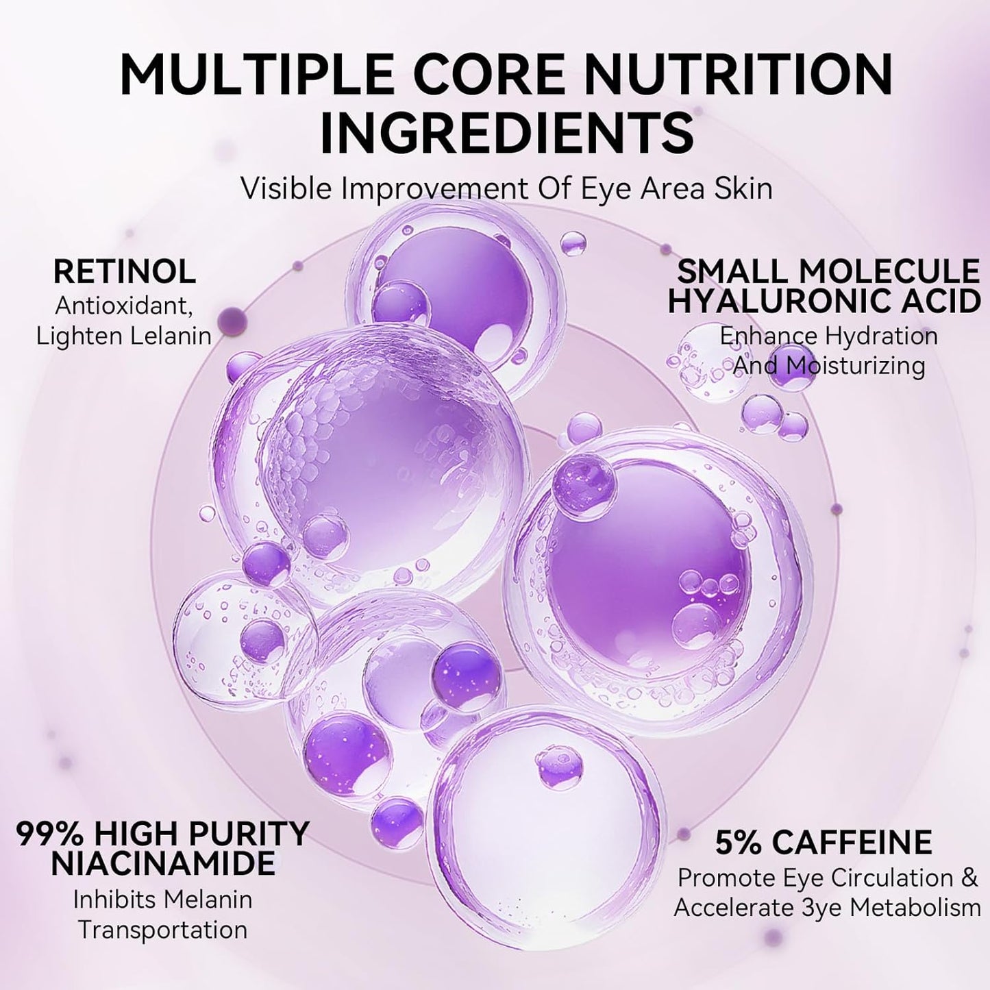 LANBENA Retinol Under Eye Patches for Dark Circles and Puffy Eyes, Cooling Eye Masks for Eye Bags, Fine Lines & Wrinkles Reduce, Anti-Aging, Hydra-Gel Collagen-30 Pairs