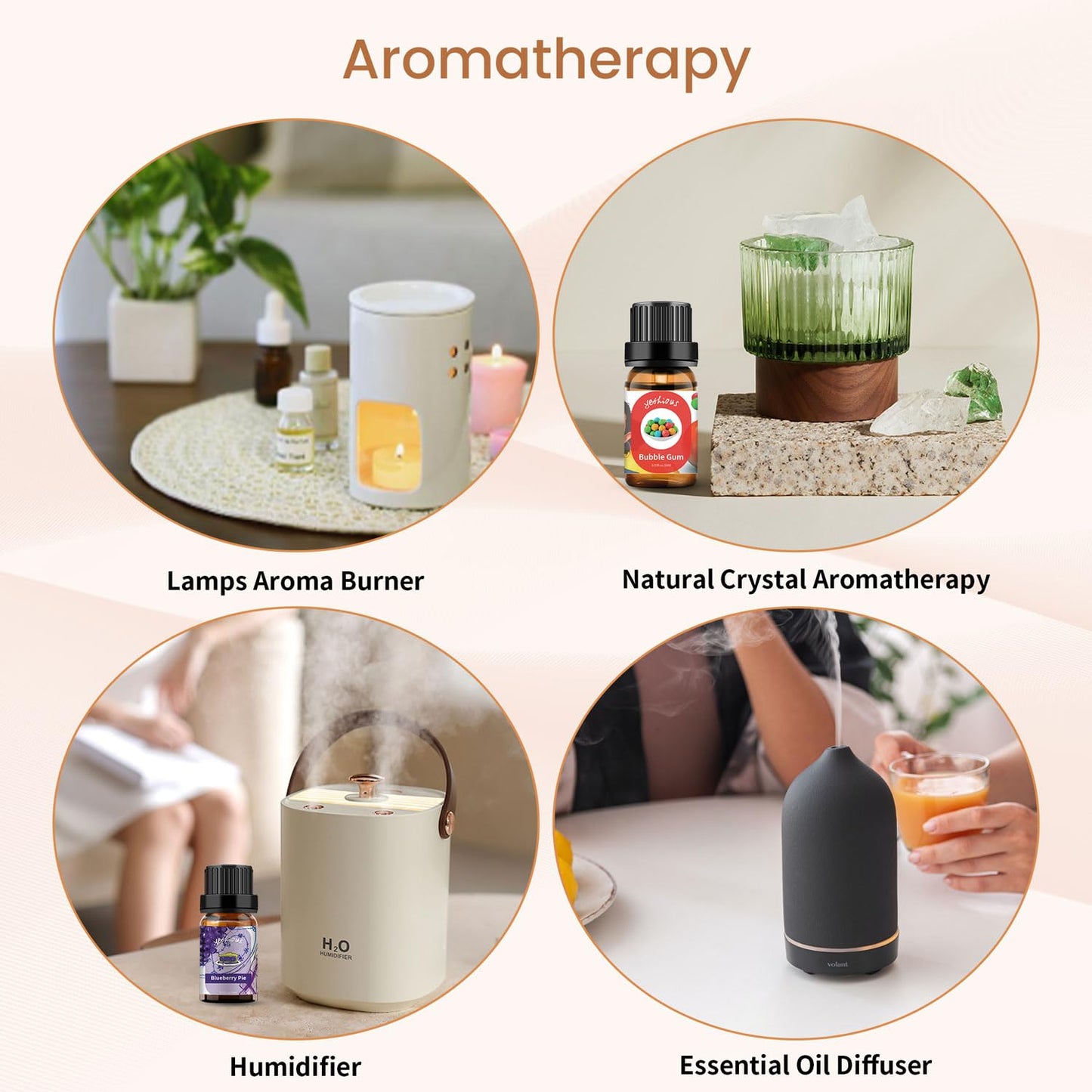 yethious Bubble Gum Essential Oil for Diffuser Blueberry Pie Bubble Gum Essential Oil Set Bubble Gum Oil 100% Pure Aromatherapy Oils - 2pcs X 10ml