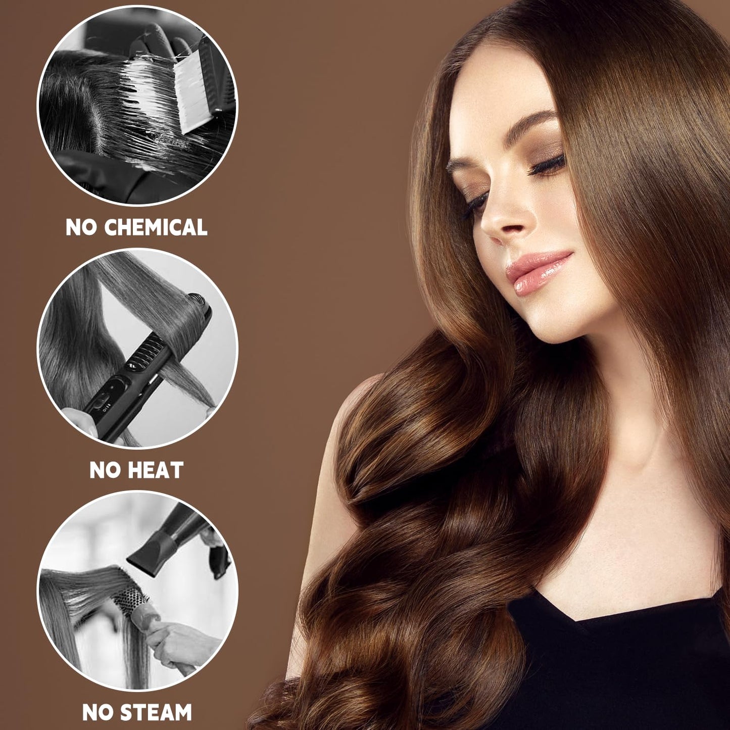 Heatless Hair Curler, Hair Curlers Overnight to Sleep In, Heatless Curling Scrunchie for Women Soft Silk Lazy Rollers Headband for Long Hair Overnight (Black, 1PCS)