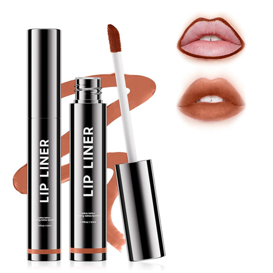 Lip Stain Peel Off - Waterproof Comfortable Vivid Color Peel Lip Liner Non-Stick Cup, Lip Tattoo Peel Off for Beauty & Charming Lip Makeup with All-Day | Vegan and Cruelty Free (#01 Nude)