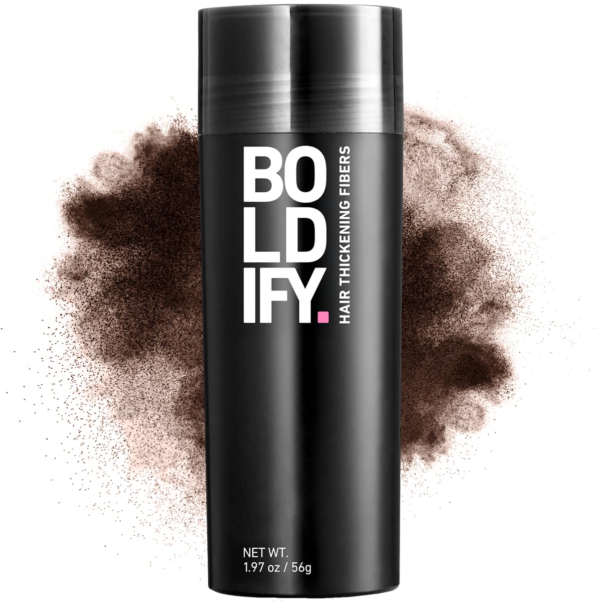 BOLDIFY Hair Fibers (56g) - Fill In Thinning and Fine Hair for an Instantly Fuller, Thicker Look - 14 Shades for Women & Men - Dark Brown