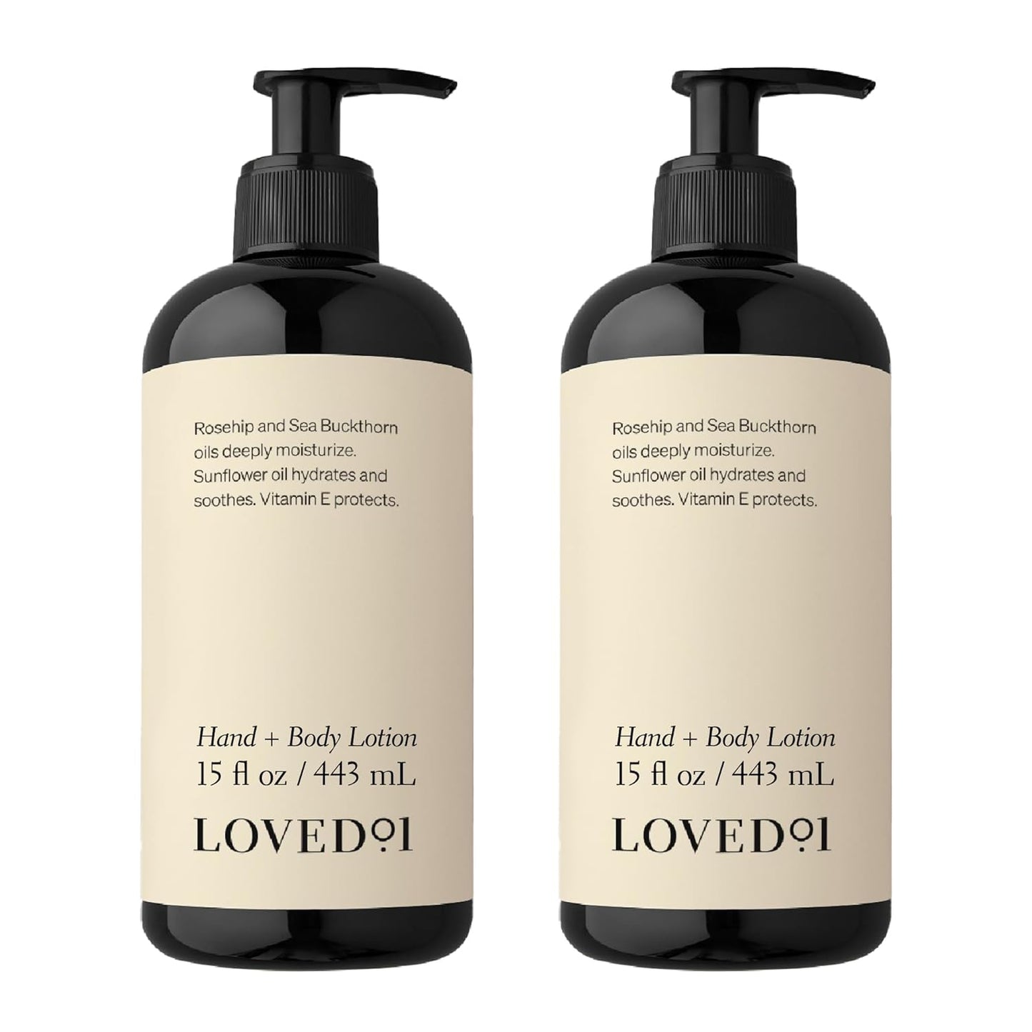 Hand & Body Lotion, John Legend Skincare, Fragrance-Free, Daily Lightweight Cream, Formulated with Shea Butter & Vitamin E, 2-Pack (15 oz each)