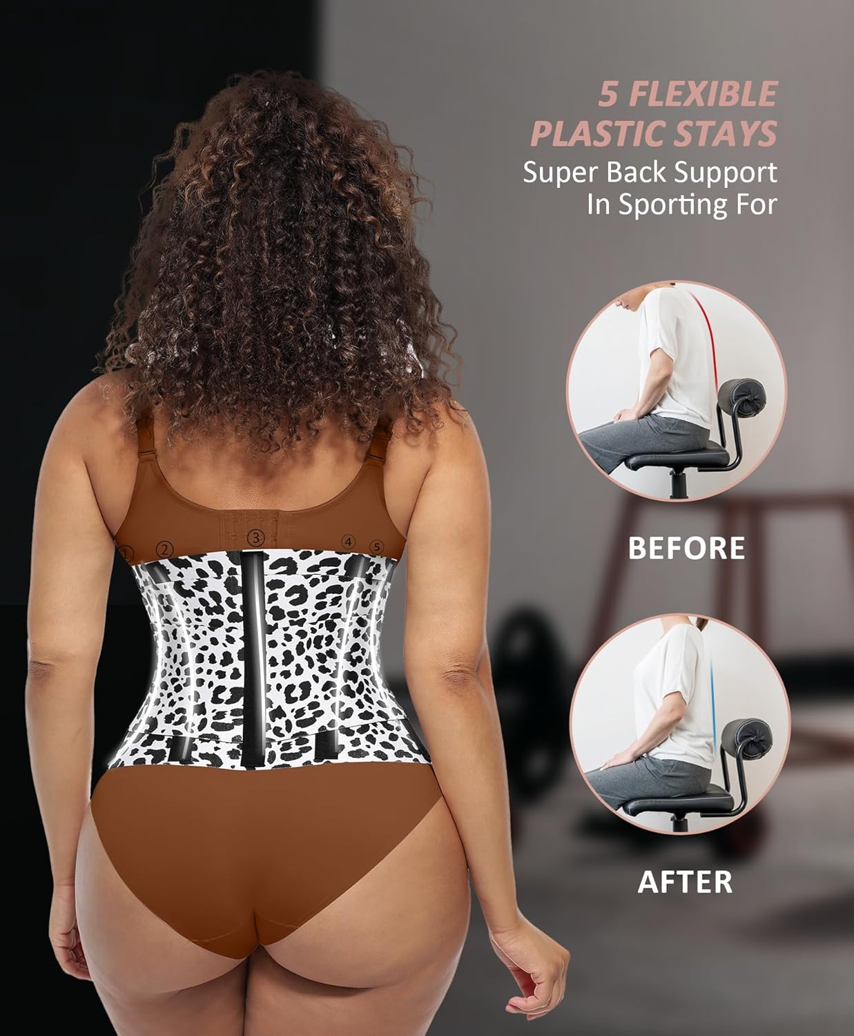 FeelinGirl Waist Trainer Belt Waist Cincher Trimmer Ab Belt Tummy Control Body Shaper with Triple Wrap Women and Men