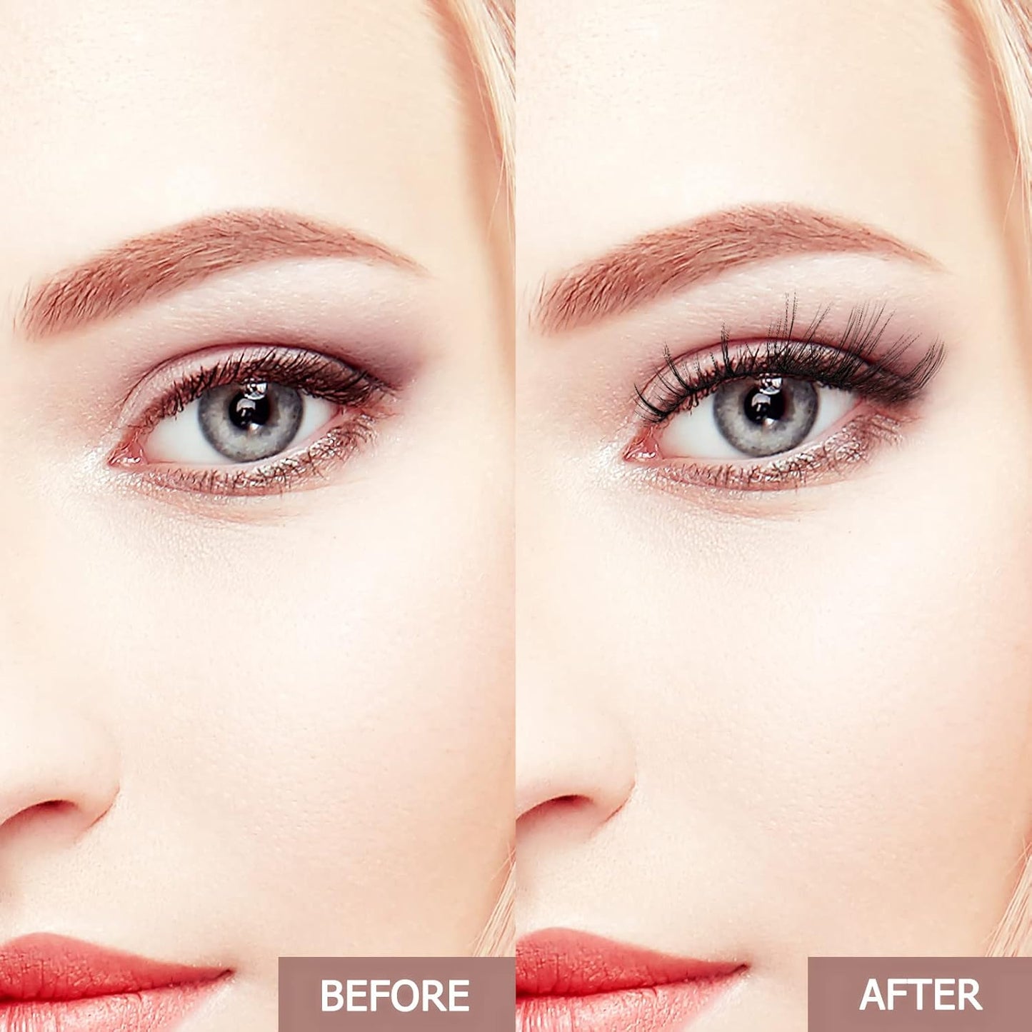 QUEWEL Cluster Lashes 72 Pcs Wide Stem Individual Lashes C/D Curl 8-16mm Length DIY Eyelash Extension False Eyelashes Soft for Personal Makeup Use at Home (Fluffy02-C-16)