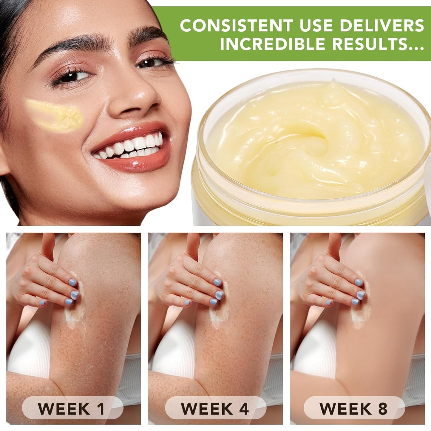 Shea Butter Raw Organic - 2 Pack, Natural Raw Unrefined Shea Butter Hand Cream, Moisturizing and Locking Water, Keeps Skin Healthy and Vibrant, 15.6 Oz