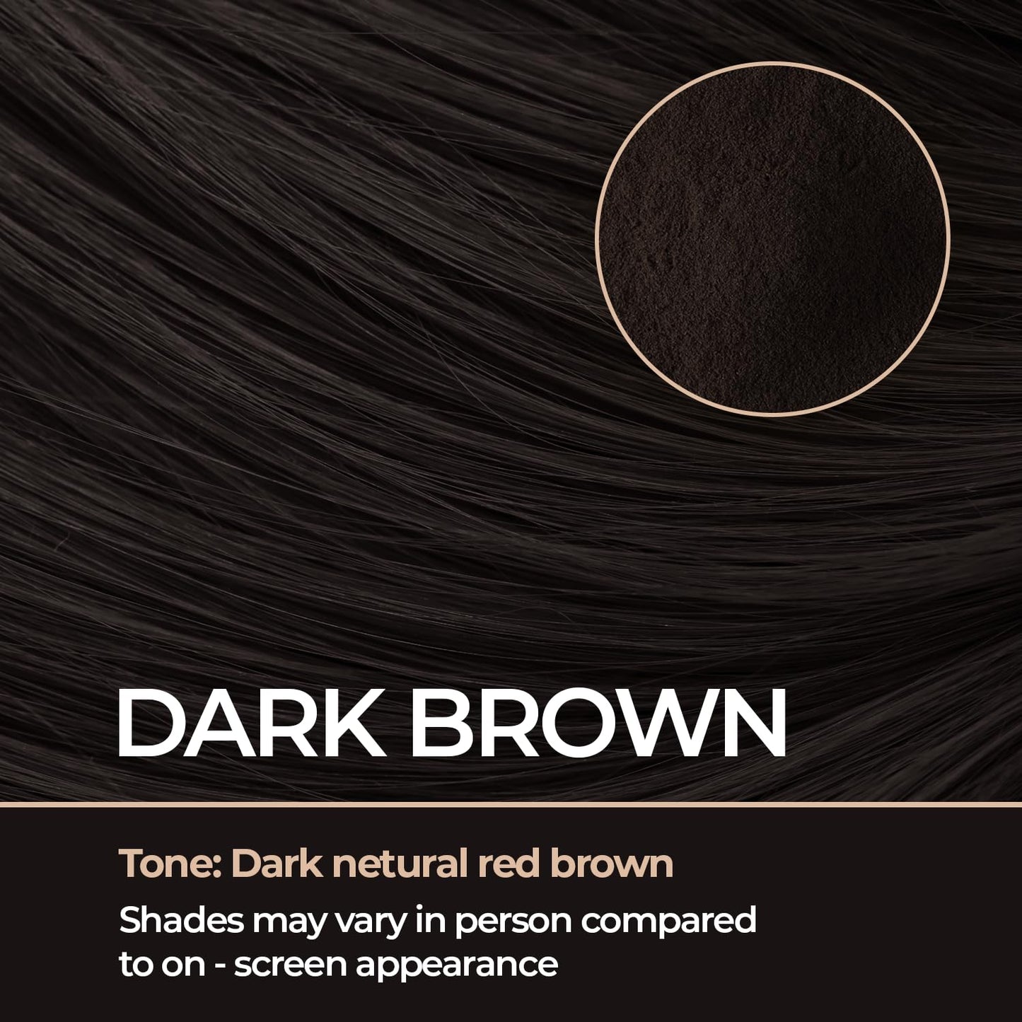 Keratin Hair Fibers for Men & Women - Fill In Fine or Thinning Hair, Instantly Thicker, Fuller Looking Hair (Dark Brown 30g)