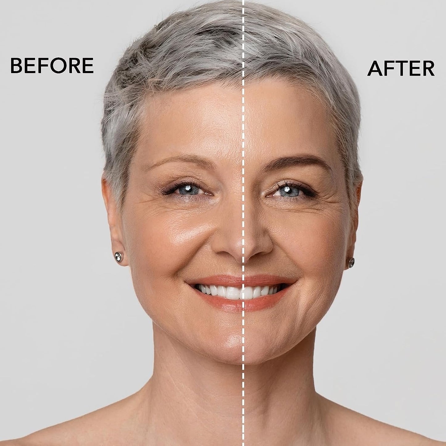 ALLROSE Eyebrow Stencils Eyebrow Stamp Stencil Kit Eyebrow Kits Tool 0108 (Brown 02)