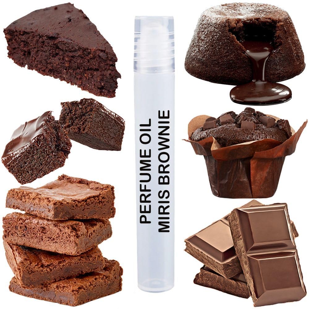 MIRIS Perfume Oil Brownie, Long-Lasting Unisex Roll-On For Women and Men, Rollerball 0.34 Fl Oz / 10 ml