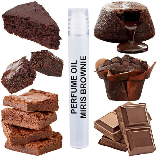 MIRIS Perfume Oil Brownie, Long-Lasting Unisex Roll-On For Women and Men, Rollerball 0.34 Fl Oz / 10 ml