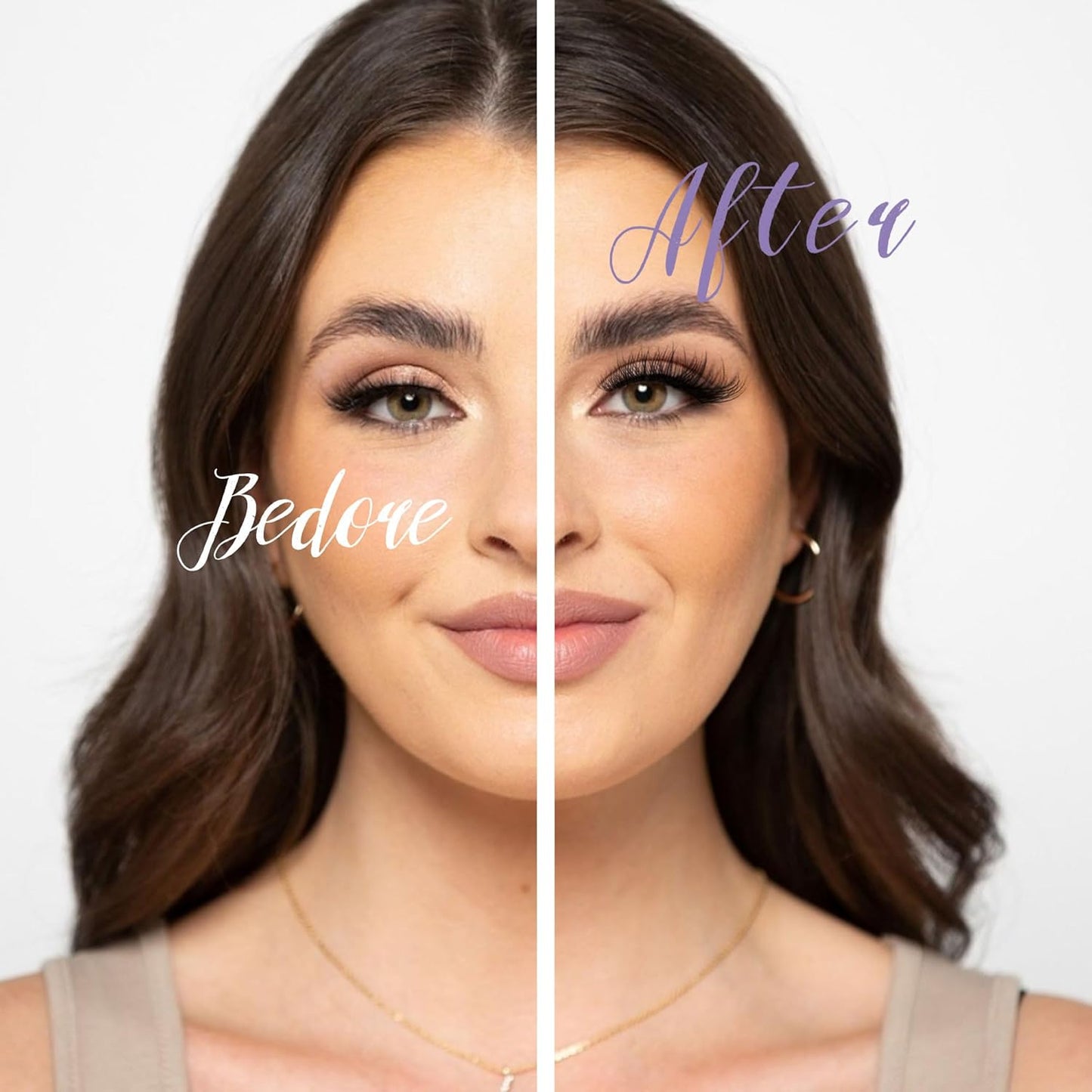 GAQQI Lash Clusters, GQ03 False Eyelashes DIY Lash Extensions D Curl 168PCS Cluster Lashes 10MM, Wispy and Natural Lash Wisps (GQ03,10mm,D Curl)