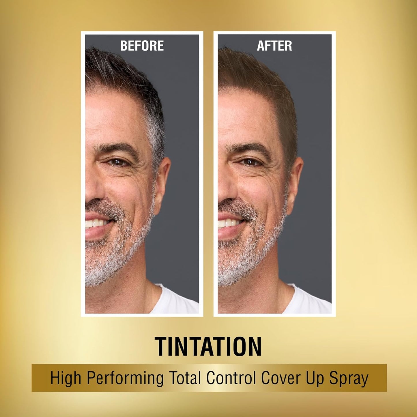 Red by Kiss Tintation Temporary Hair Color Spray, Instant Gray Root Touch Up Coverage, Water-Resistant & Smudge-Proof, Easy Wash Out, Barber & Hairline Touch-Up, Quick-Dry (Blonde, 2.82 oz)