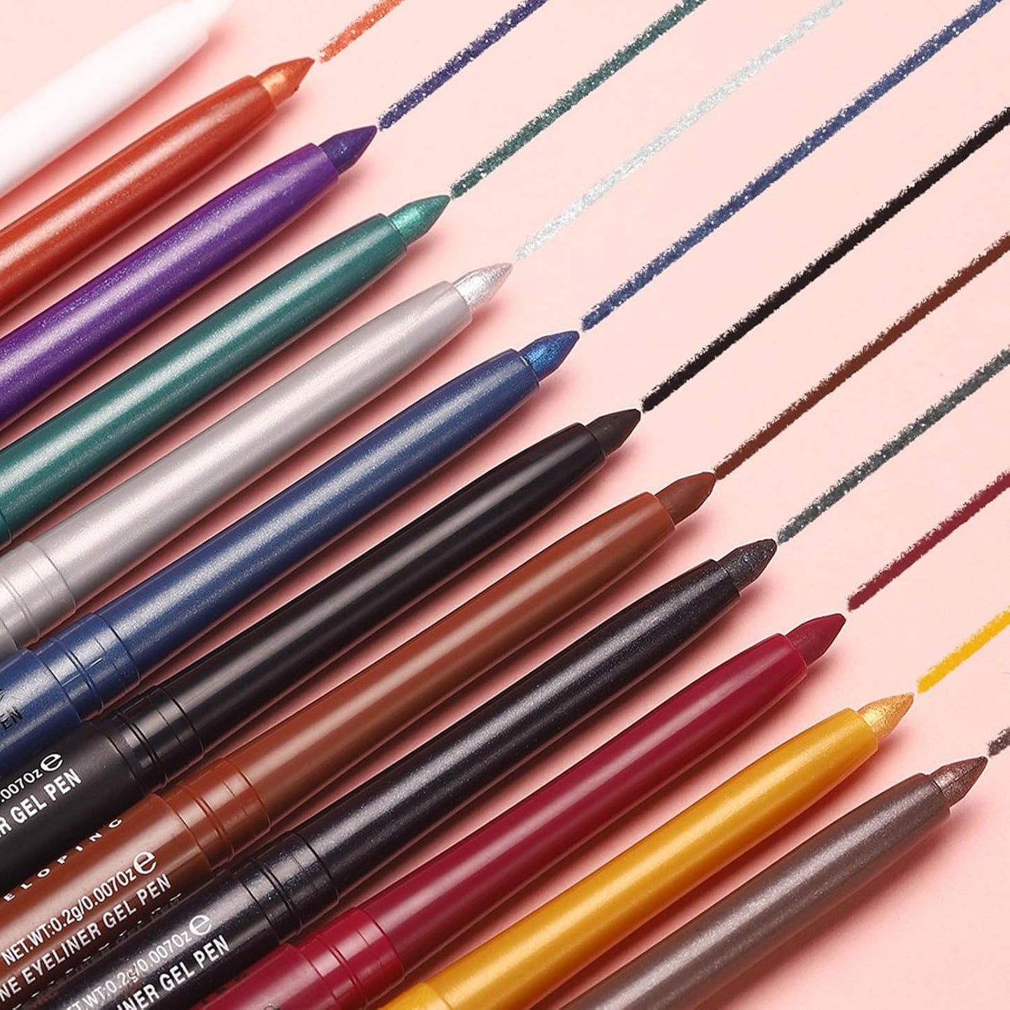 Eyeliner Brown Waterproof Retractable Matte Brown Pencil Eyeliner Smudge-proof Hypoallergenic (09#)