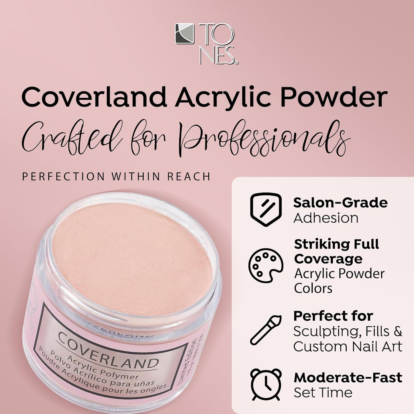 Coverland Acrylic Powder 3.5oz "Cafe au Lait" - Limited Edition