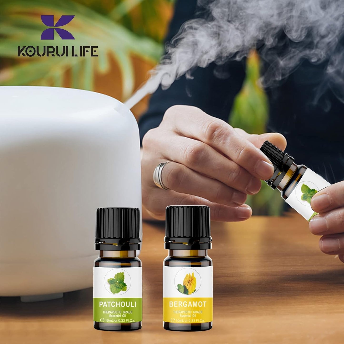 Essential Oils Set of 20x10ml, 100% Organic Essential Oil, Lavender, Ylang Ylang, Tea Tree, Eucalyptus Scented Oil, Essential Oils for Diffusers for Home, Candle Making, Humidifiers (20)