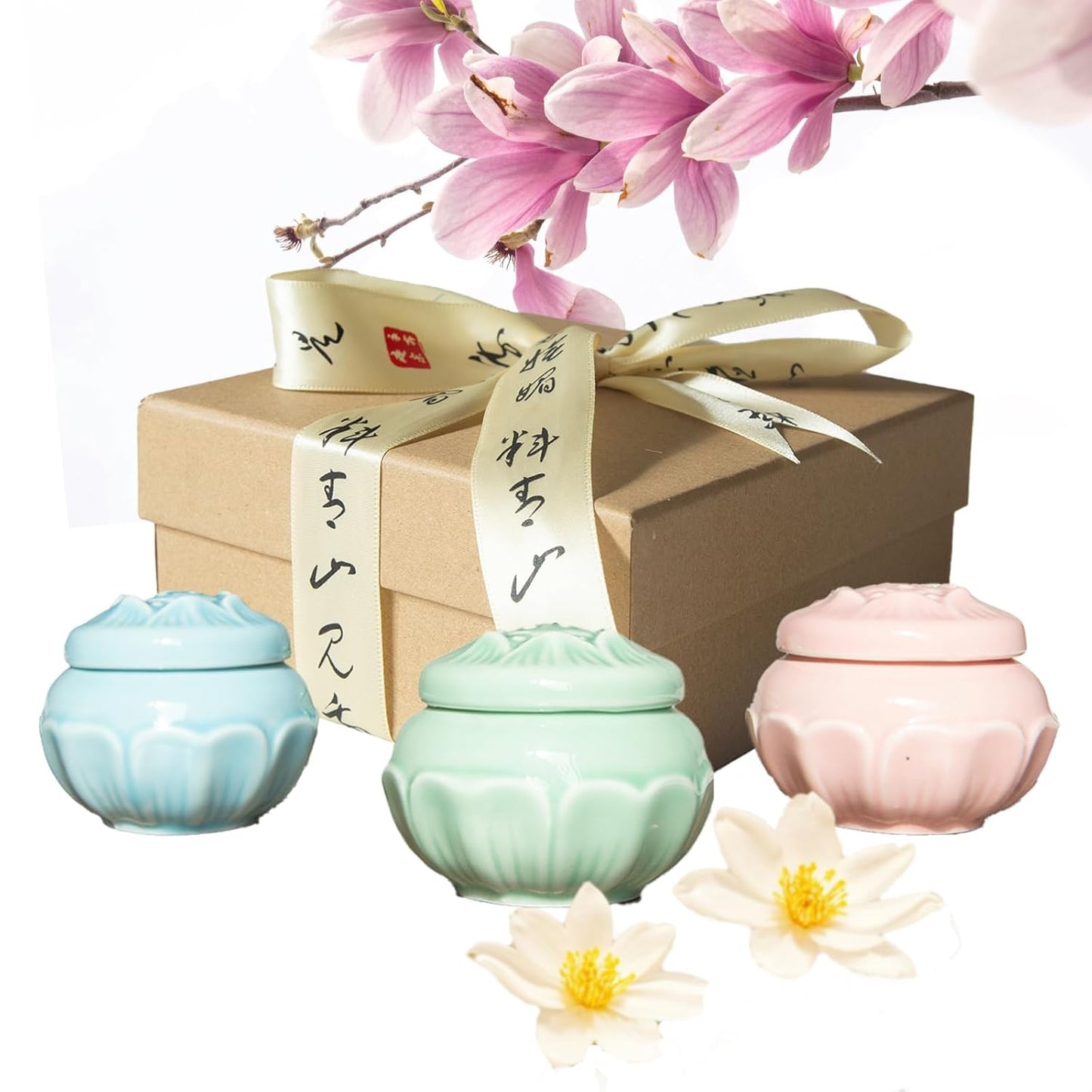 Banami Solid Perfume 3pack - Luxury Gift Set for Women’s | Jasmine,Gardenias,Magnolia | Long Lasting,Floral,Handmade,Alcohol Free