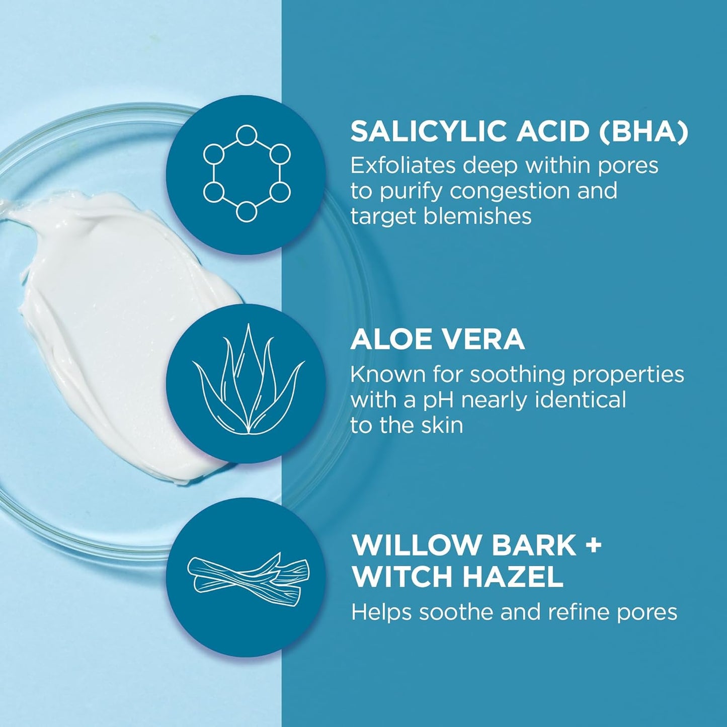 Andalou Naturals Argan Stem Cell Recovery Cream oz For Oily or Overreactive Skin Helps Clarify Cleanse Pores for Glowing Skin, Aloe Vera, 1.7 Ounce