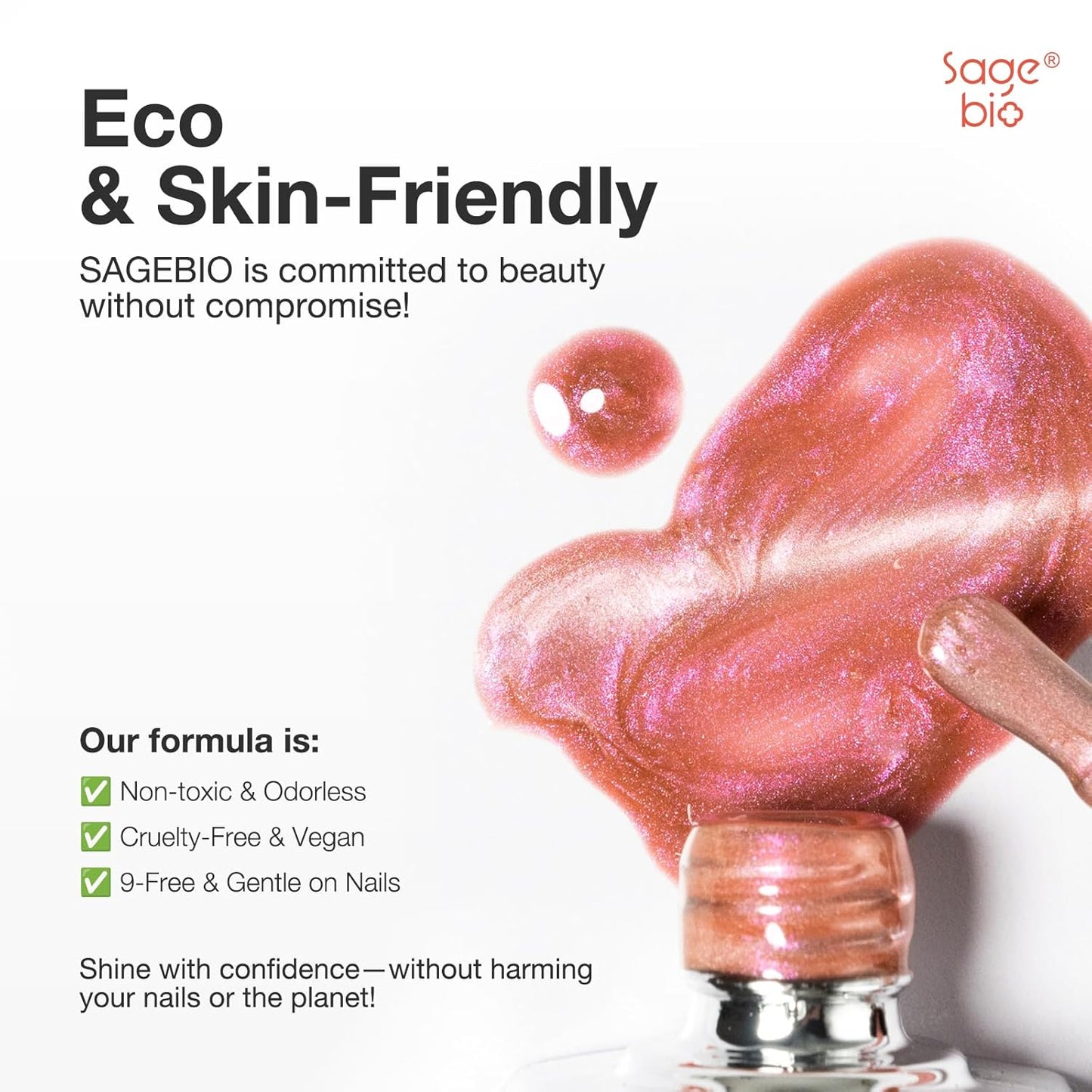 15ml Cat Eye Gel Nail Polish with Magnet Shimmer Glass Bead Effect 01