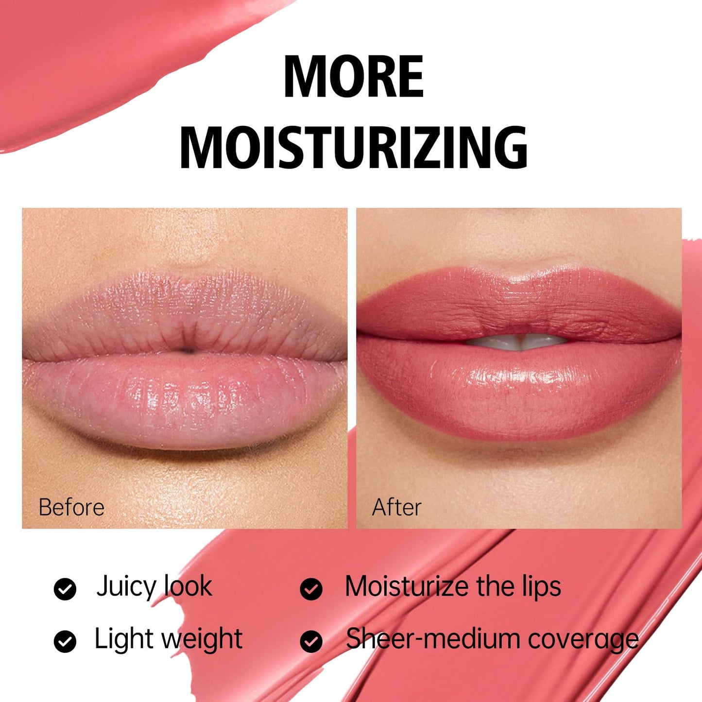 MAKI YIKA Moisture Berry Red Lipstick for Women Hydrate Lip Gloss for Dry Cracked Lips Weightless Glossy Lip Color Juicy Finish,MA057 Yummy Berry