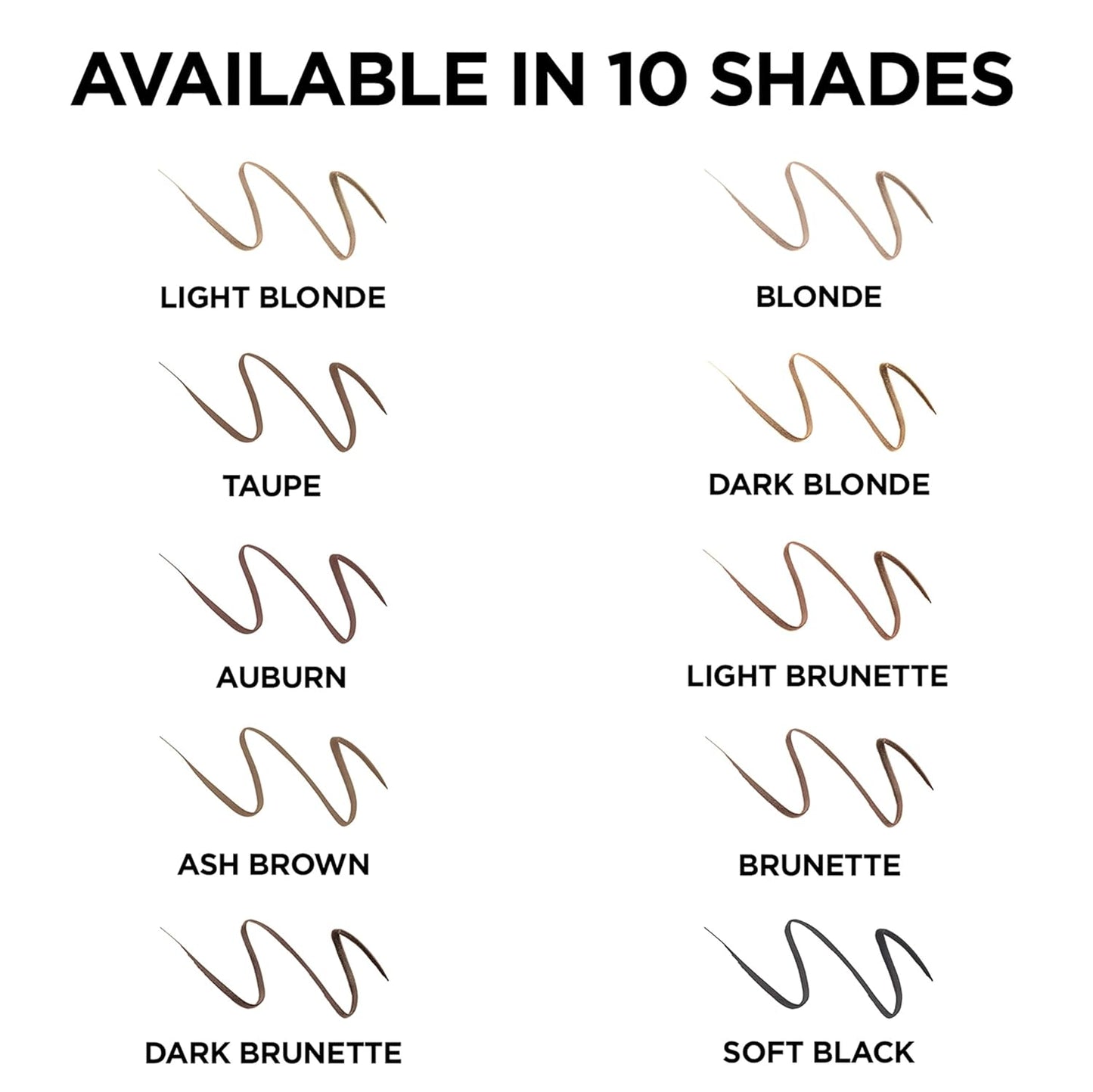 L'Oreal Paris Makeup Brow Stylist Definer Waterproof Eyebrow Pencil, Ultra-Fine Mechanical Pencil, Draws Tiny Brow Hairs and Fills in Sparse Areas and Gaps, Brunette, 0.003 Ounce (Pack of 2)