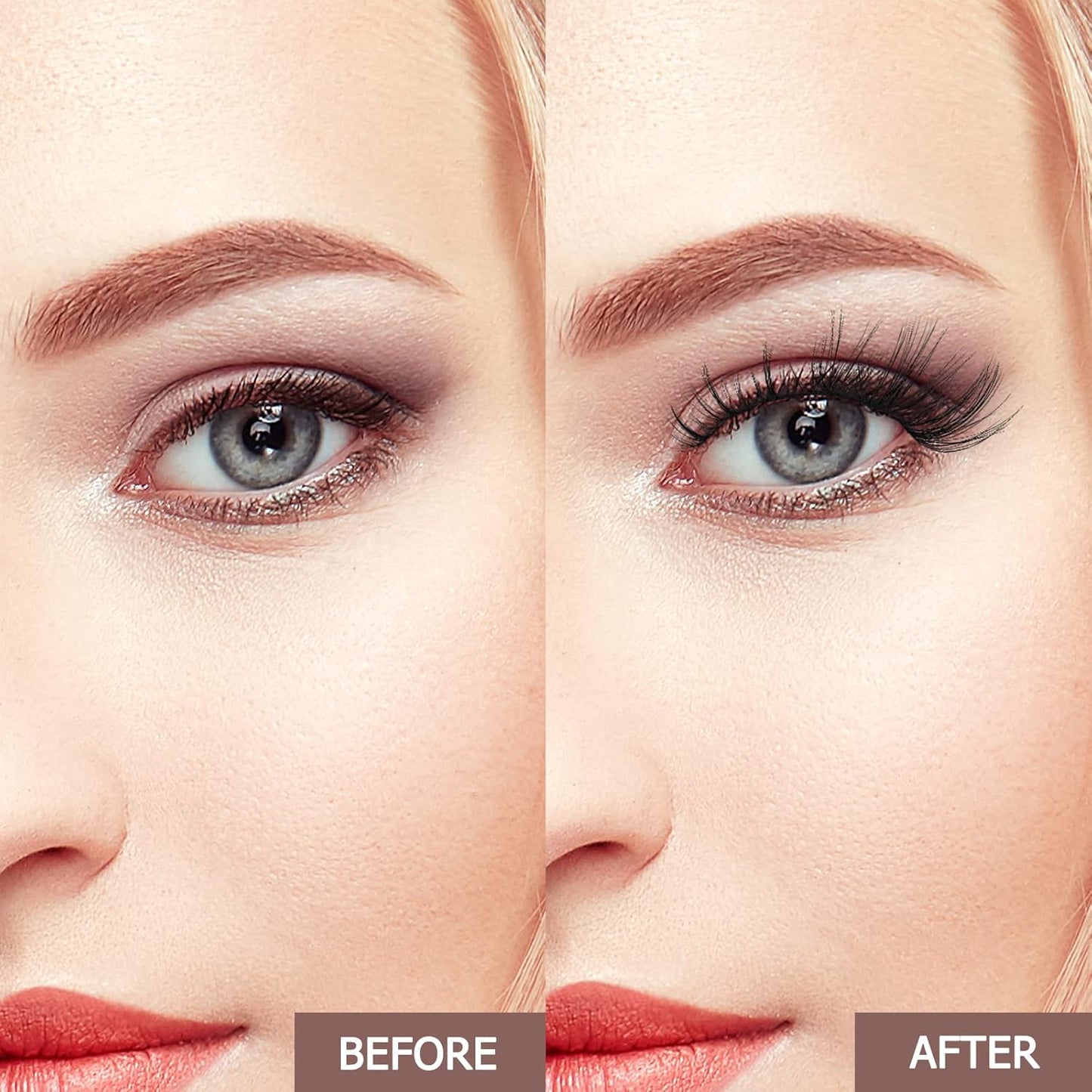 QUEWEL Cluster Lashes 72 Pcs Wide Stem Individual Lashes C/D Curl 8-16mm Length DIY Eyelash Extension False Eyelashes Fluffy02 Styles Soft for Personal Makeup Use at Home (Fluffy02-C-MIX8-16)