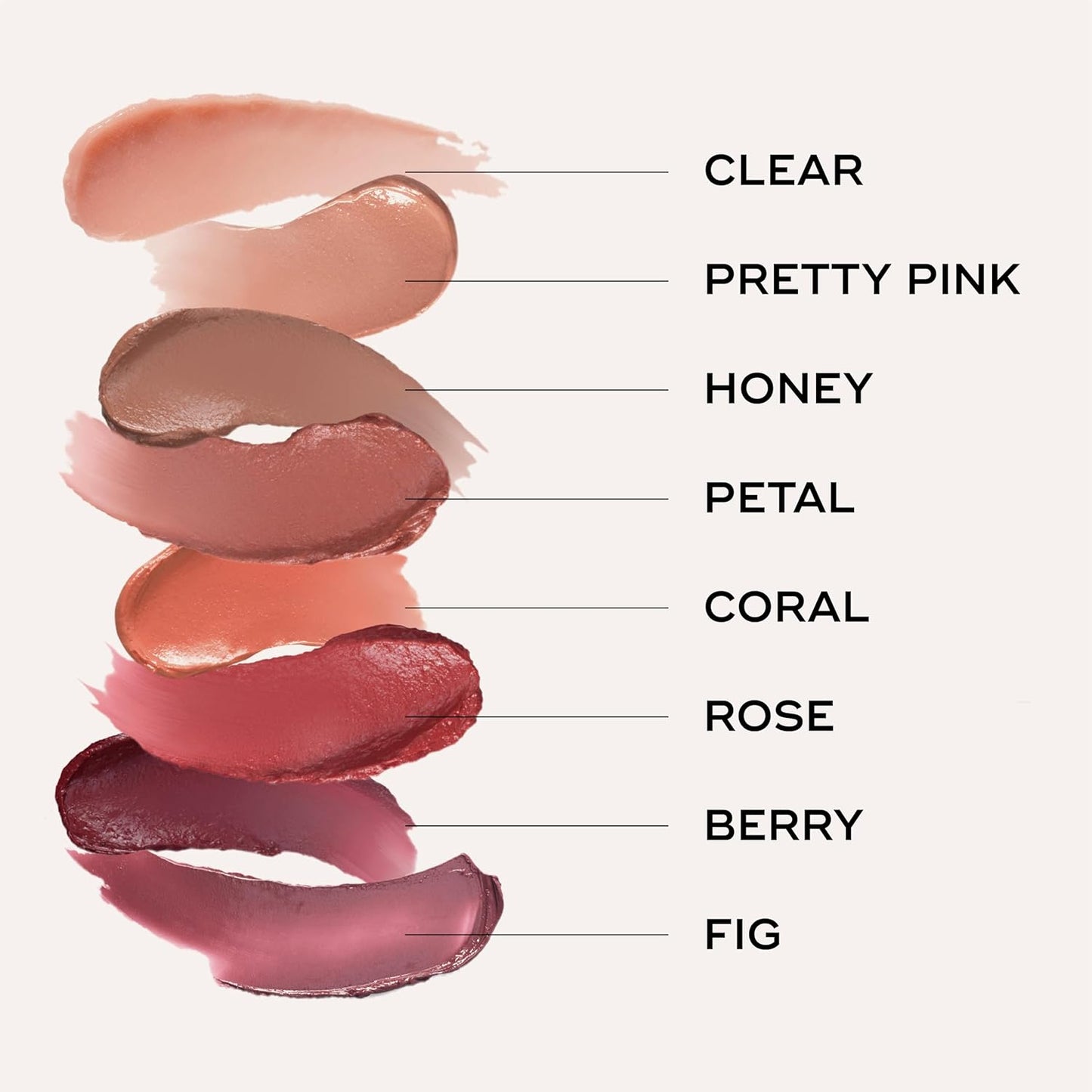 EVER SMOOTH Peptide Lip Therapy Collagen Balm with Coconut, Argan, Camellia Oils - PETAL (Soft, Neutral Pink)