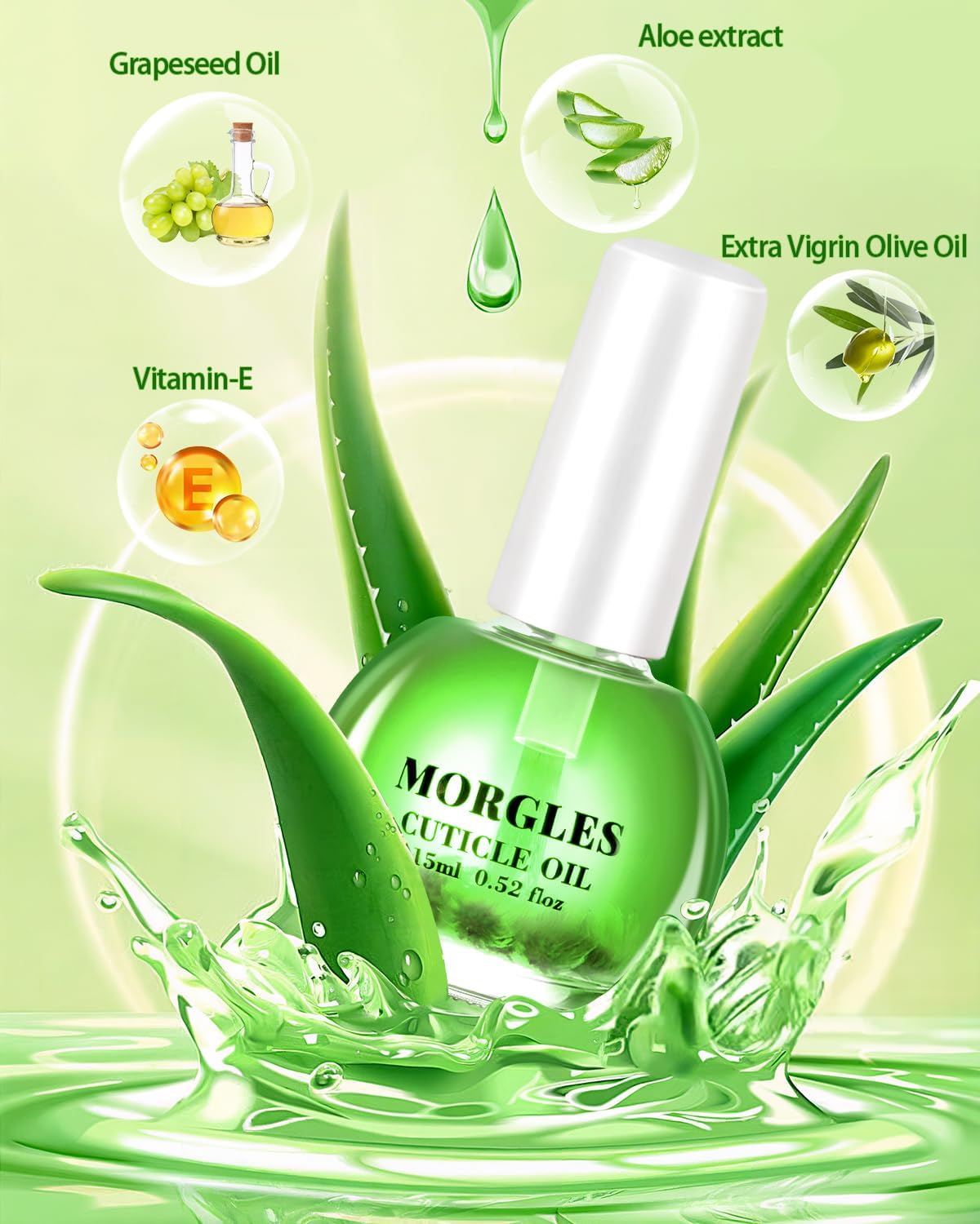 Nail Files and Buffers, MORGLES Nail Prep Kit with Emery Boards, Cuticle Remover Tools, Aloe Cuticle Oil for Manicure and Pedicure Shine Kit