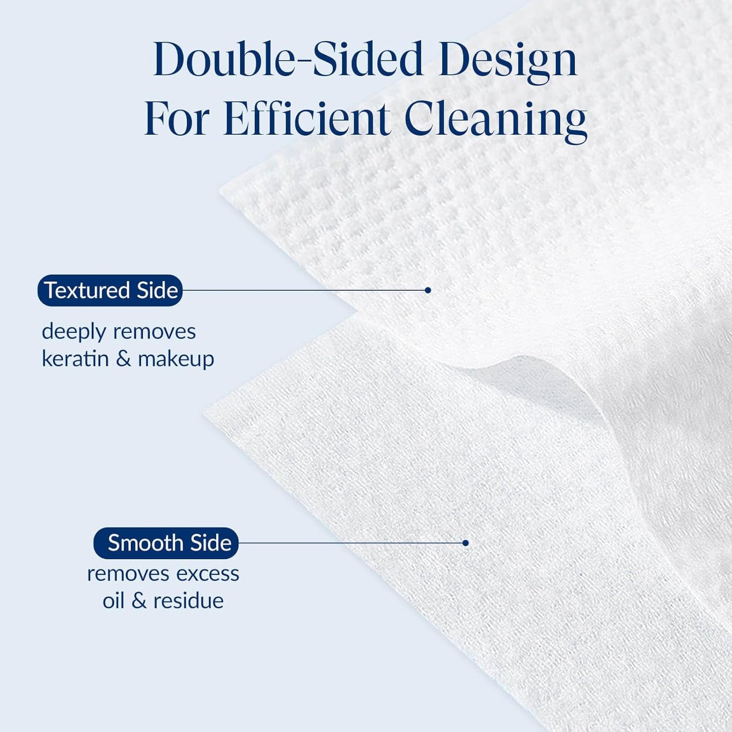 XL Disposable Face Towels, 100% Biodegradable, Non-Toxic, Unscented Thick Face Towelettes for Sensitive Skin Face Washing, Ultra Soft Makeup Remover Dry Wipes, 360 Count (6 Pack)