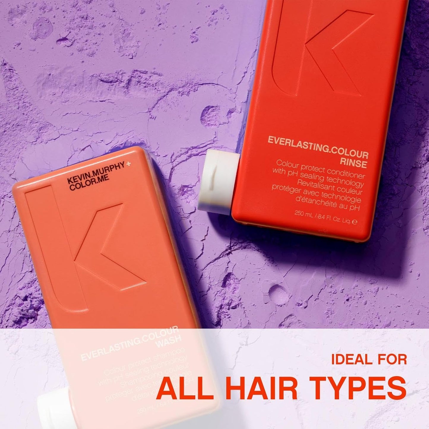 KEVIN.MURPHY EVERLASTING.COLOUR RINSE - Hair Colour Conditioner - Colour Protect Hair Care - pH Balanced Conditioner - Sulphate Free - 250 mL / 8.4 fl oz