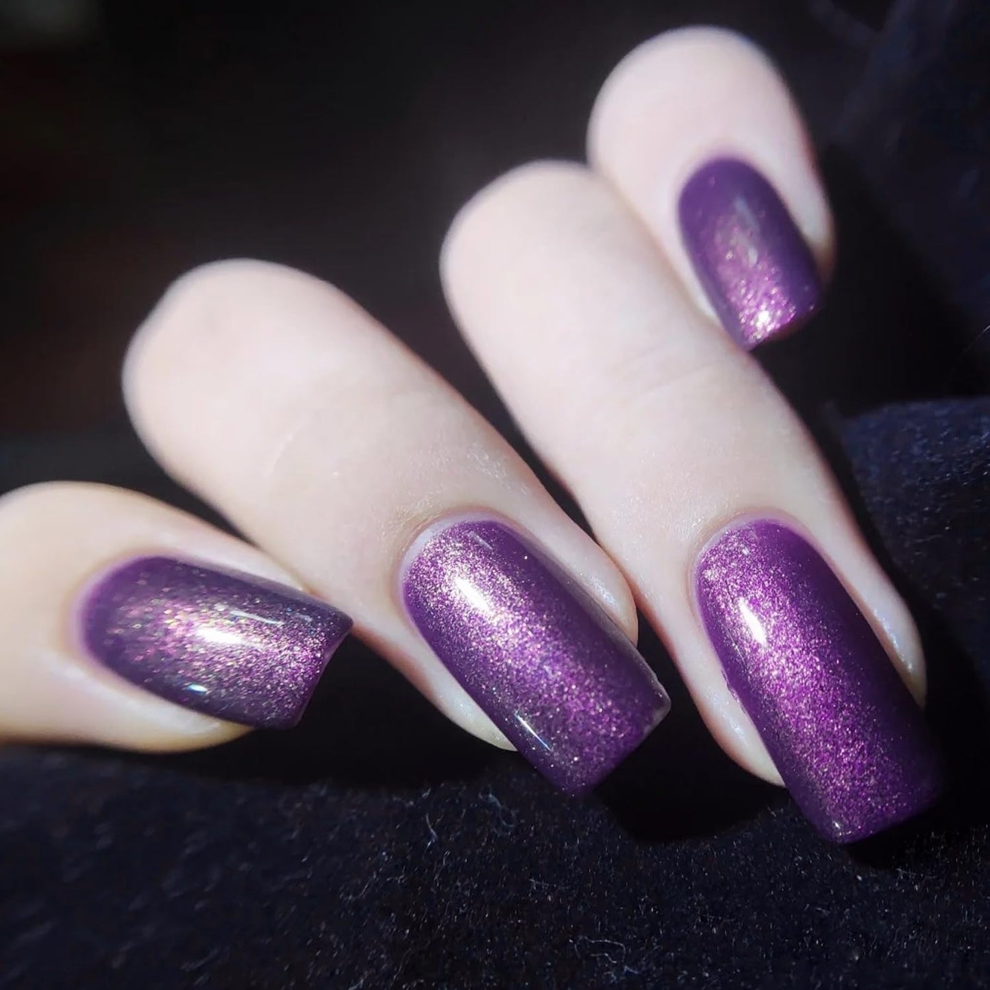 Major Dijit Quick Dry Nail Polish 12ml/0.41fl oz Charm Purple Regular Nail Lacquer Fast Drying & Long Lasting Nail Polish Nail Art Effect for Nail Salon