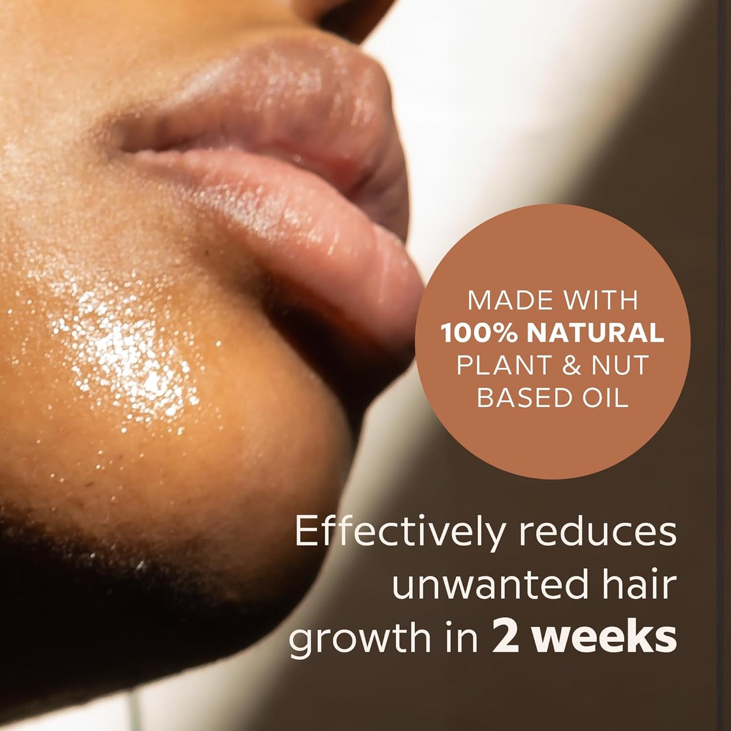 Hair Reducing Fade Oil - Sentive Strength (For sentive skin) Hair Growth Minimizer, Slow Down Facial Hair Growth for Women & Men, Hair Inhibitor Serum, Moisturizing & Soothing, 15ml