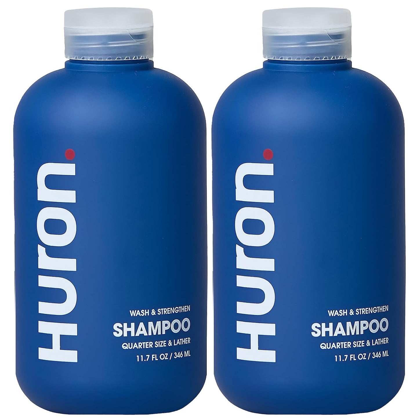 Huron Men's Shampoo - Mens Daily Shampoo for Full & Strong Hair- Nourishment for Men's Hair with Argan Oil & Vitamins E and B5-11.7oz (2 Pack)