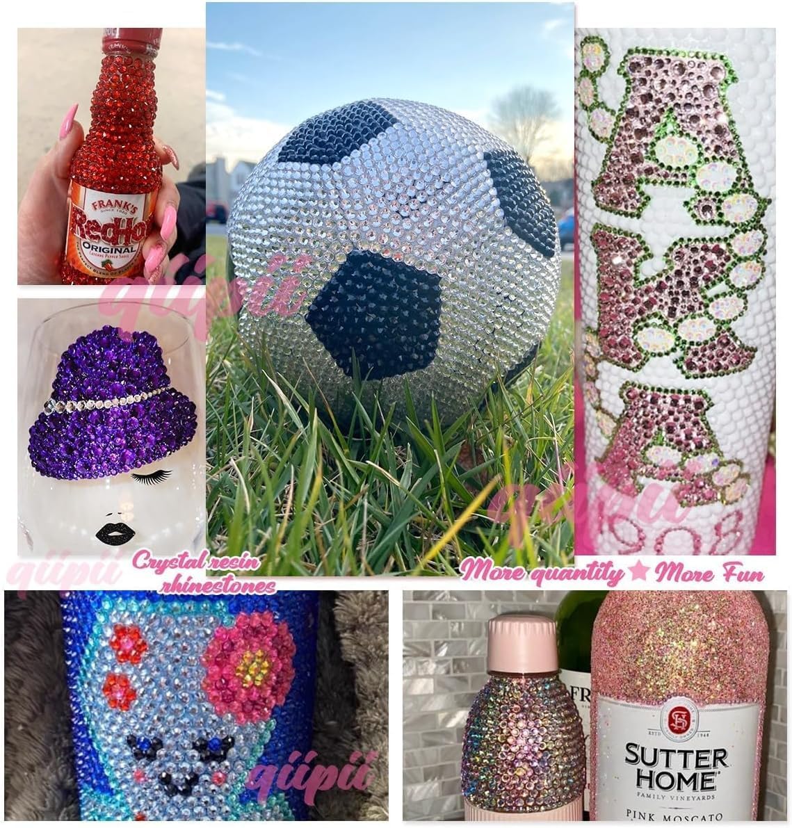 Ink Blue Crystal Resin Rhinestones w B7000 Jewelry Glue for Bedazzling Crafting 3mm-6mm Navy Blue Flatback Stones Diamonds Crystals Gems for Nails Face Makeup Tumblers Bottles DIY Crafts Shoes