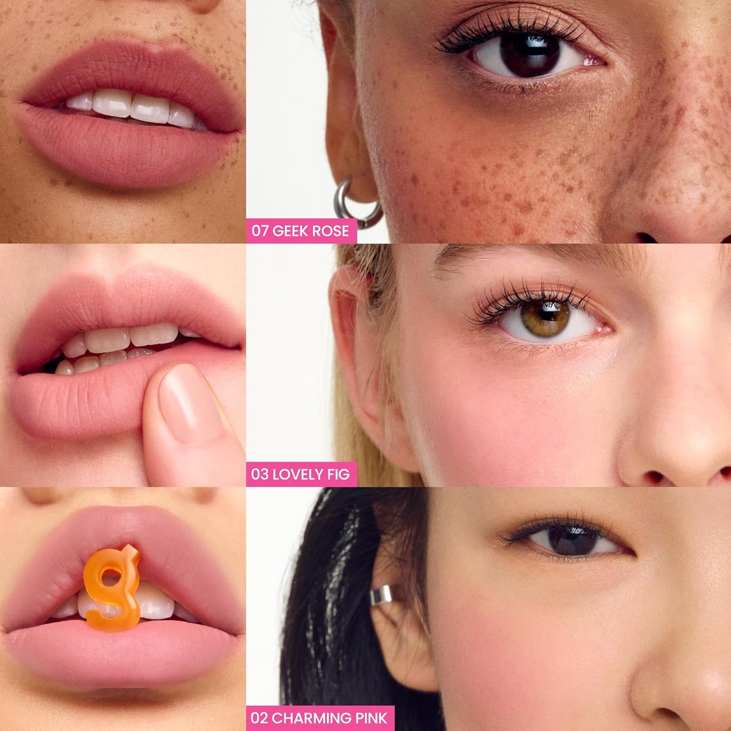 COLORGRAM NUDE BLUR TINT 10 DEAD ROSE | Soft Velvet Matte Liquid Lipstick & Cheek Tint | Lightweight Blurring Tint for a Smooth & Airbrushed Finish | Long-Lasting & Non-Sticky Formula