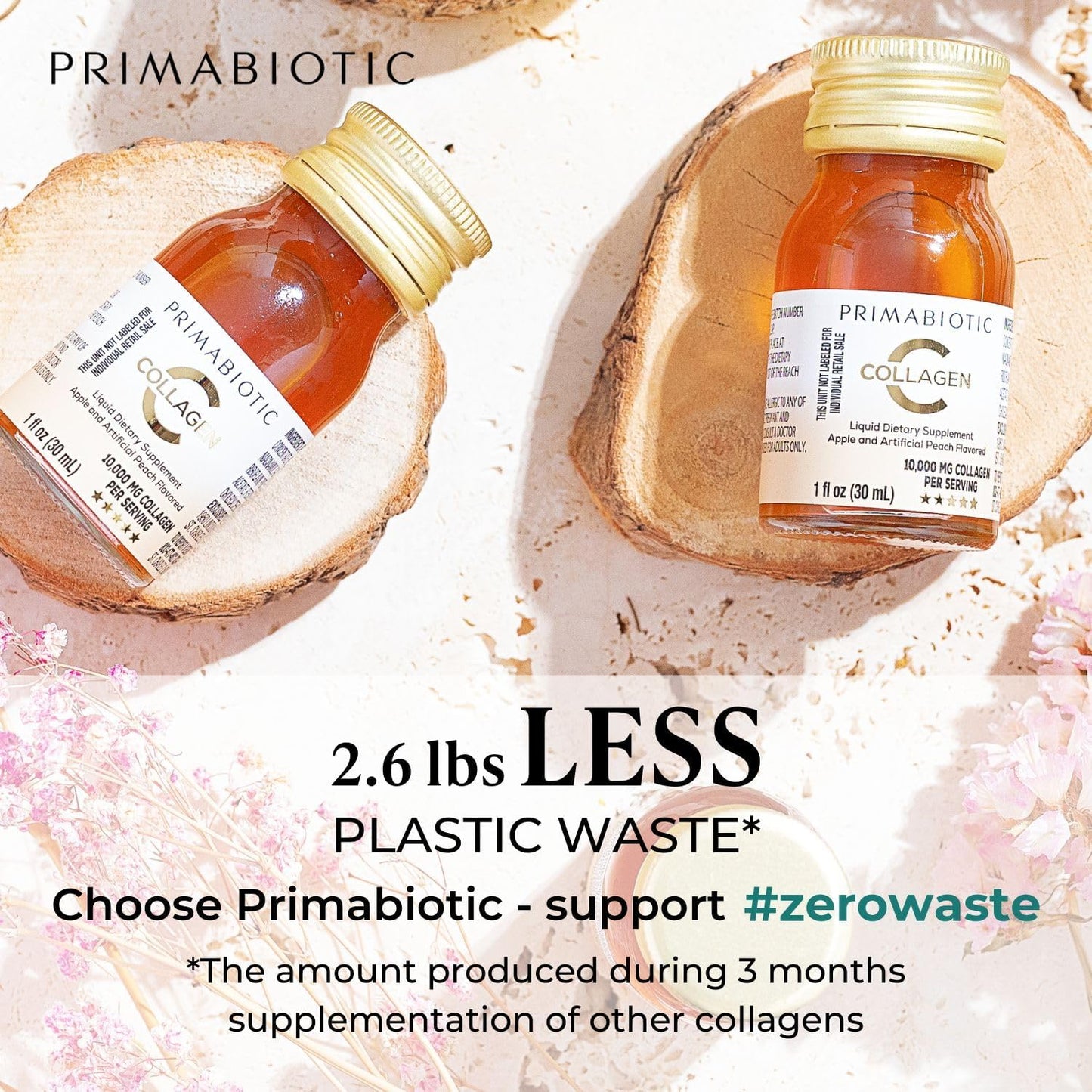 Liquid Collagen - High Collagen Content [10,000 Mg] Per Serving - Hydrolyzed Collagen and 12 Vitamins - Gluten Free- 450 Ml - Pack of 15 Bottles x 30 Ml