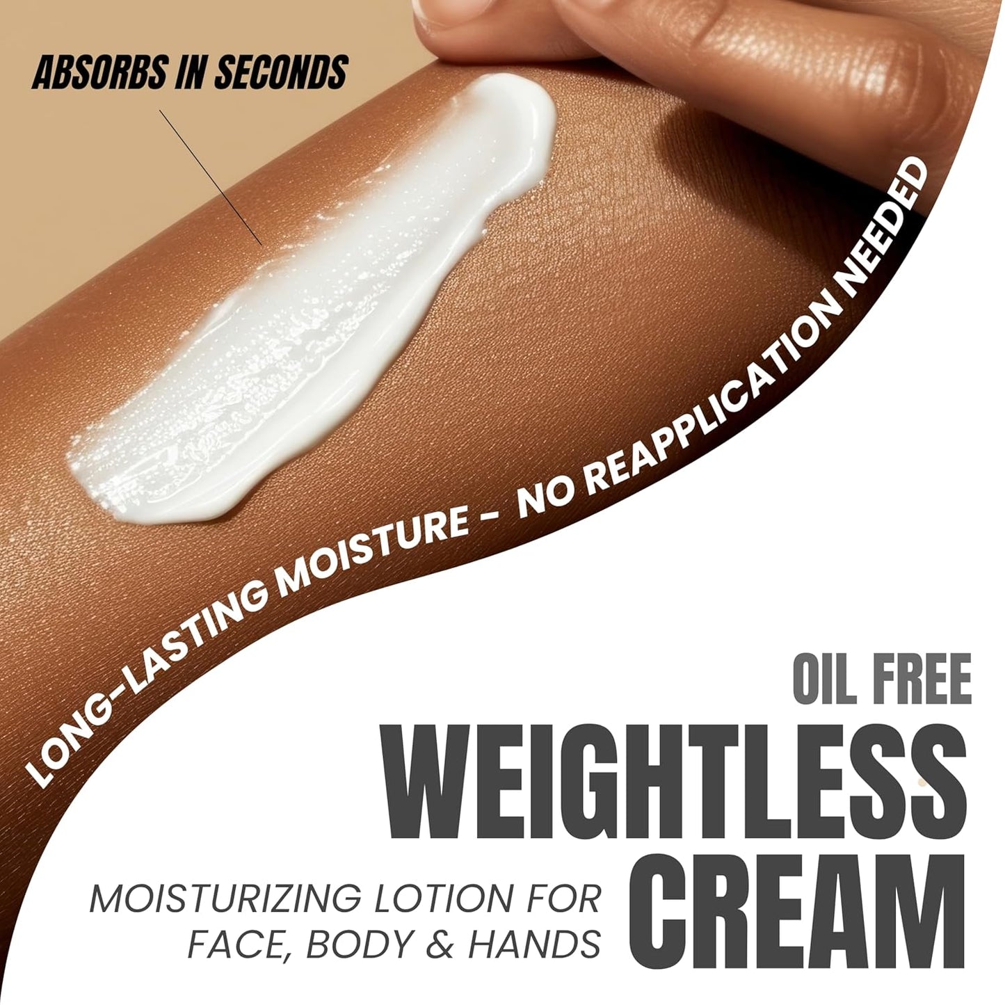 Vitamin C Body Lotion with Ceramides & Stem Cells, Anti-Aging Moisturizer Cream for Noticeably Youthful, Even Skin Tone, Lightweight, Fragrance-Free, 16.9 oz