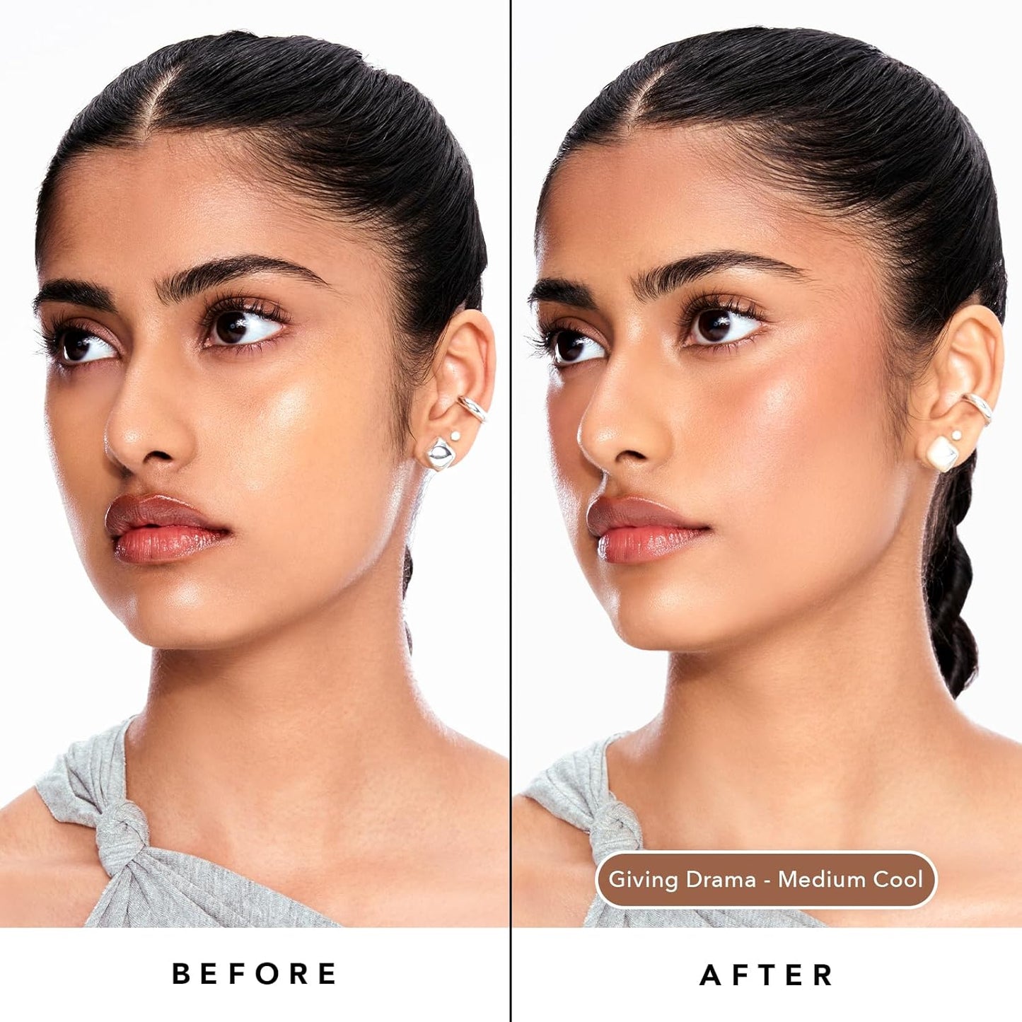 Sacheu Liquid Contour STAY-N Long Wear Cream Contour Makeup — Long Lasting, Blendable, & Lightweight Formula — Vegan & Cruelty-free, Giving Drama