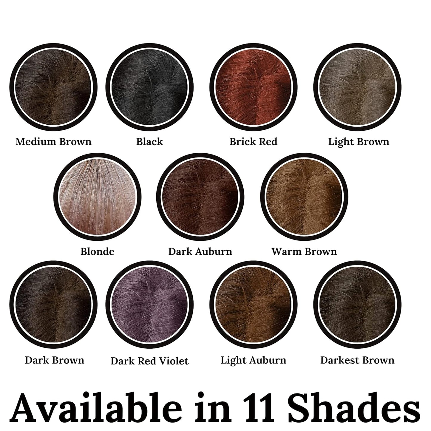 Root Touch Up Powder - Natural Hairline Concealer with 11 Shades - Free of Fragrance, Talc & Parabens (With Brush, Warm Brown)