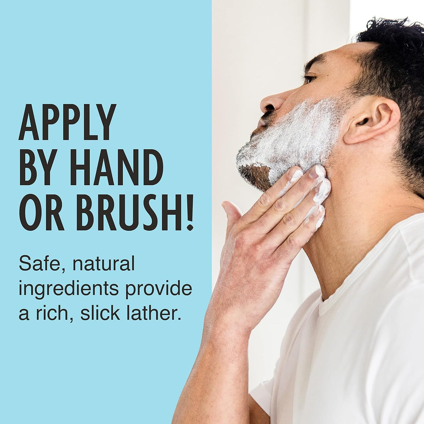 Pacific Shaving Company Clean Shaving Cream - Shea Butter + Vitamin E Shave Cream for Hydrated Sensitive Skin - Clean Formula for a Smooth, Anti-Redness + Irritation-Free Shave Cream (7 Oz)