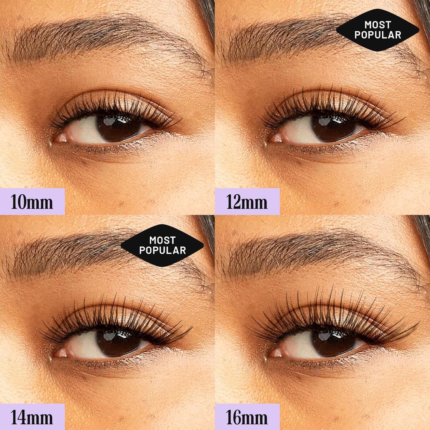 Lilac St - French Lace Glamorous Faux Eyelash Clusters (14mm) - Delicate & Wispy - DIY Lash Extension Wisps - Lightweight & Lifelike - Korean Silk - Lasts 10 Days - Cruelty Free, Vegan - 10 Lashes