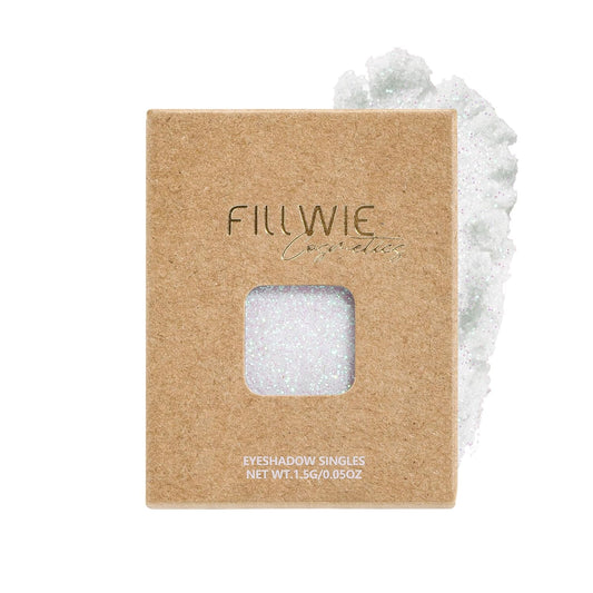 Chunky Glitter – White Pressed Glitter for Eyes, Lips, Face & Body – Long-Lasting Sparkle for Festival, Party, Cosplay, Makeup Looks – Layer as Eyeshadow Topper (Fairy Flicker)